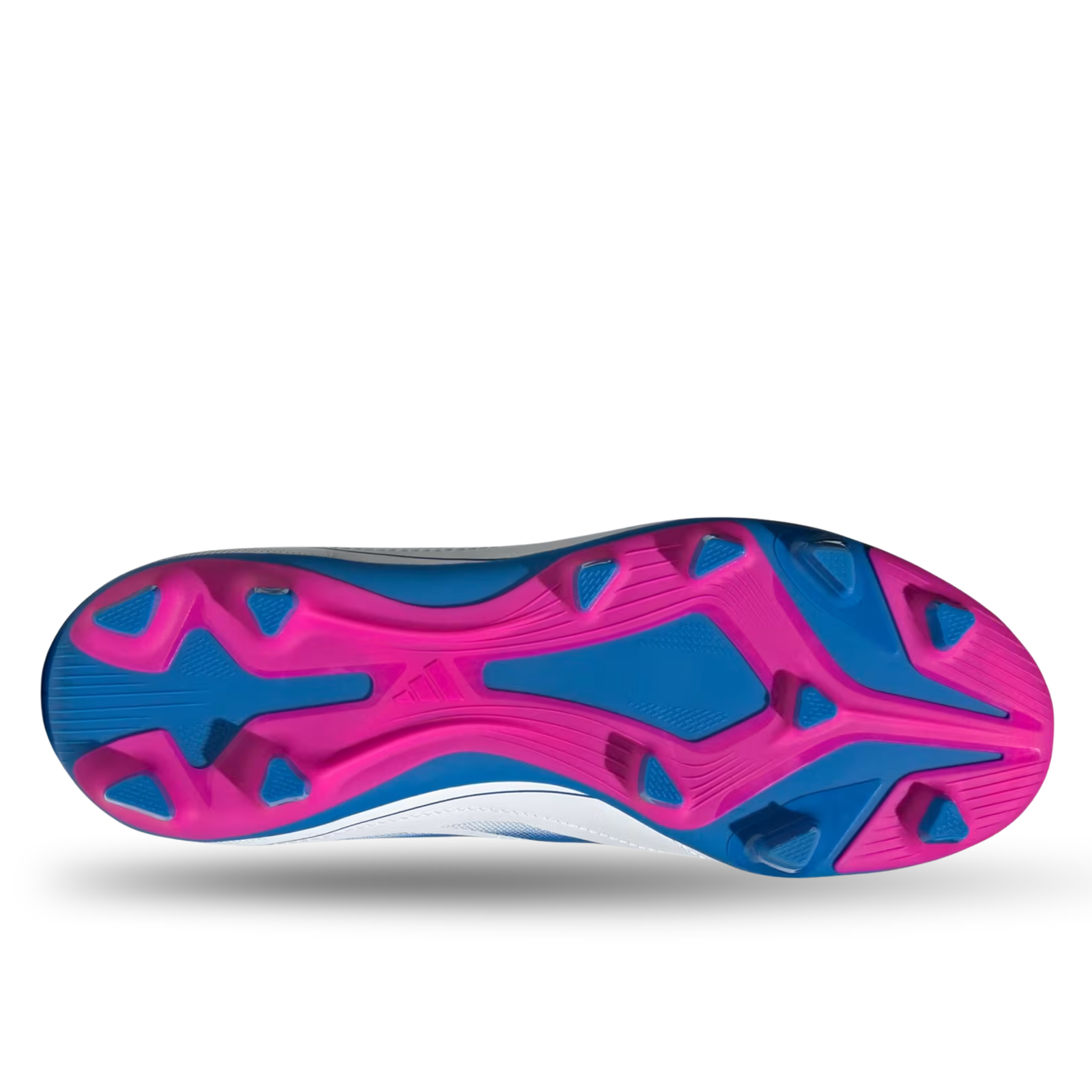 adidas Youth Jr. Goletto IX Laceless FG/MG Soccer Cleats (White/Bright Royal/Pink)