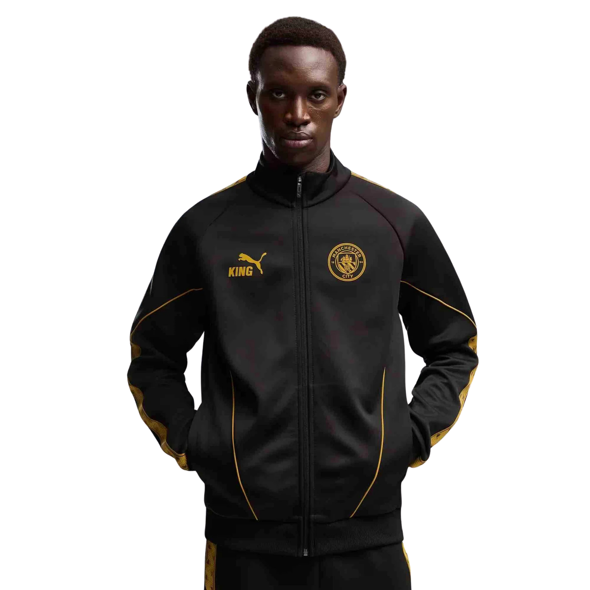 Puma Manchester City King Anthem Jacket 26/27 (Black/Archive Gold)