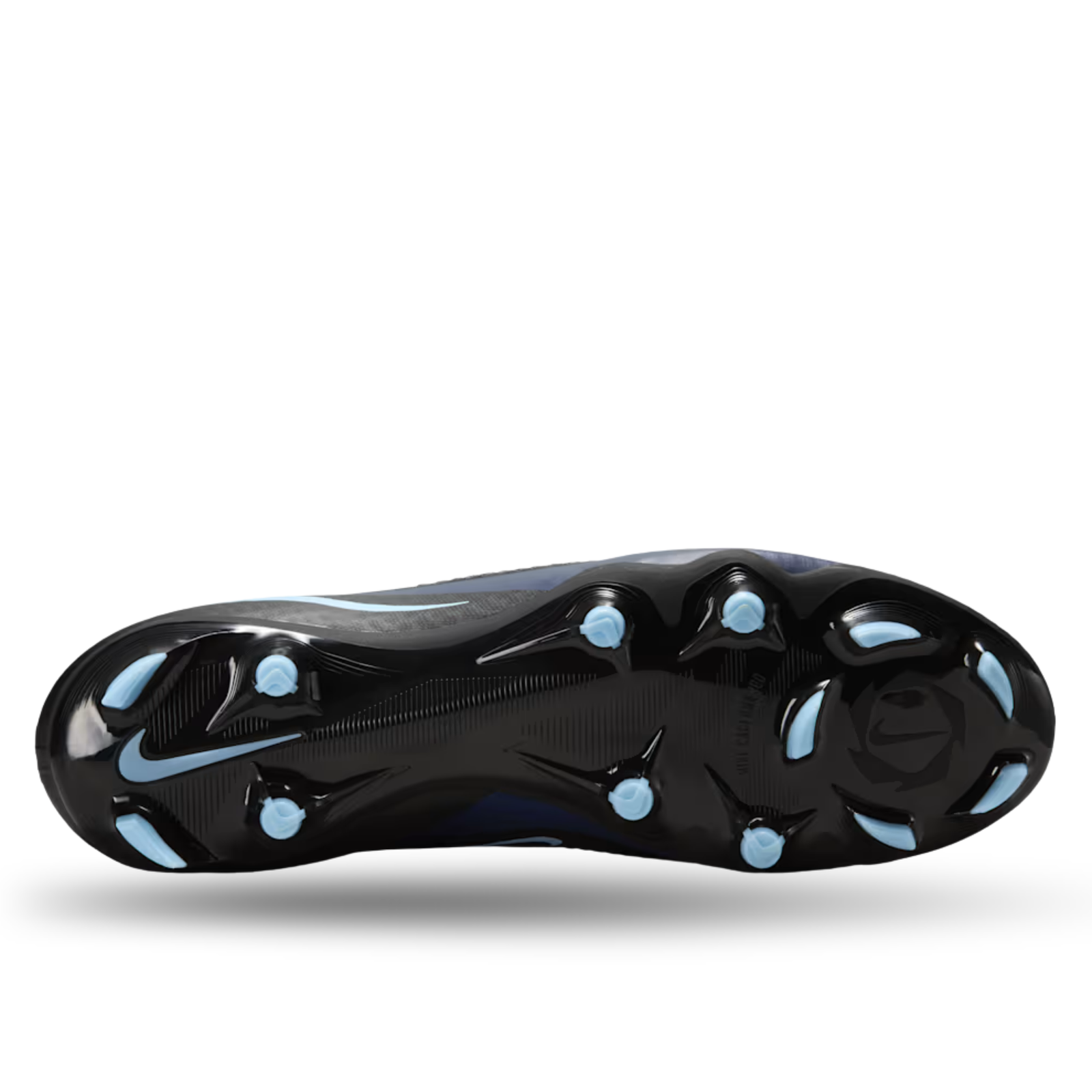 Nike Phantom GX 2 Academy High-Cut Firm Ground/Multiground Soccer Cleats (Black/Black)