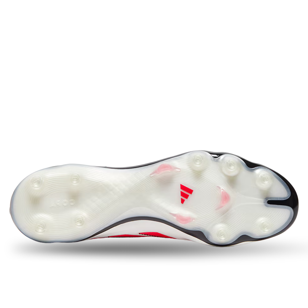 adidas Copa Pure III Elite FG Soccer Cleats (White/Lucid Red/Black)