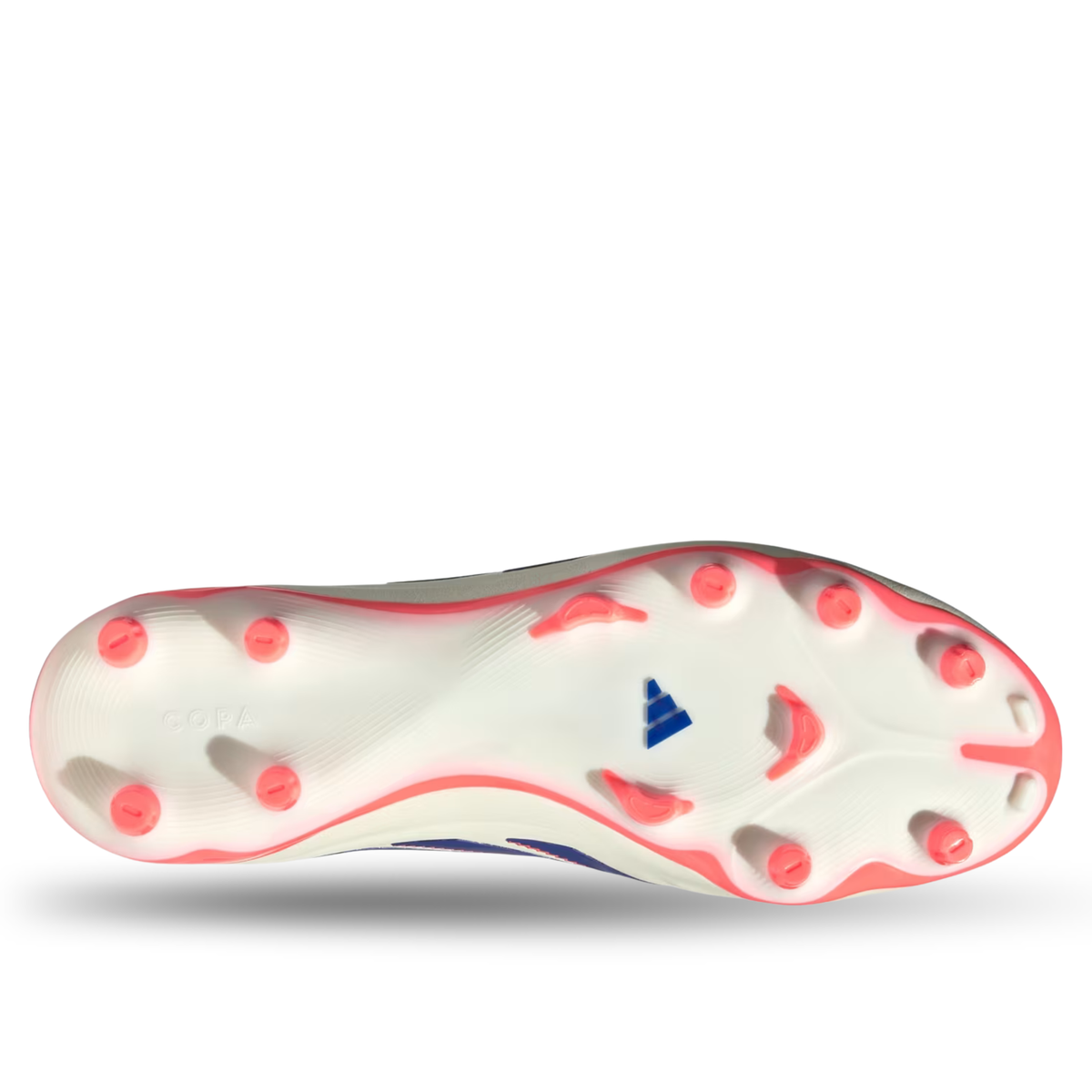 adidas Copa Pure III League Firm/Multi Ground Soccer Cleats (Off White/Blue/Orange)