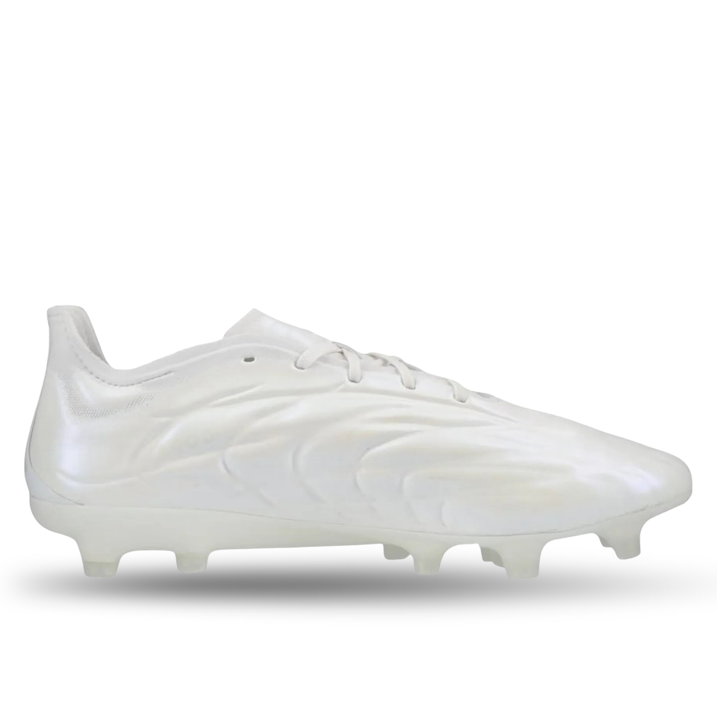 adidas Copa Pure.1 FG Soccer Cleats (Pearlized White/Metallic)