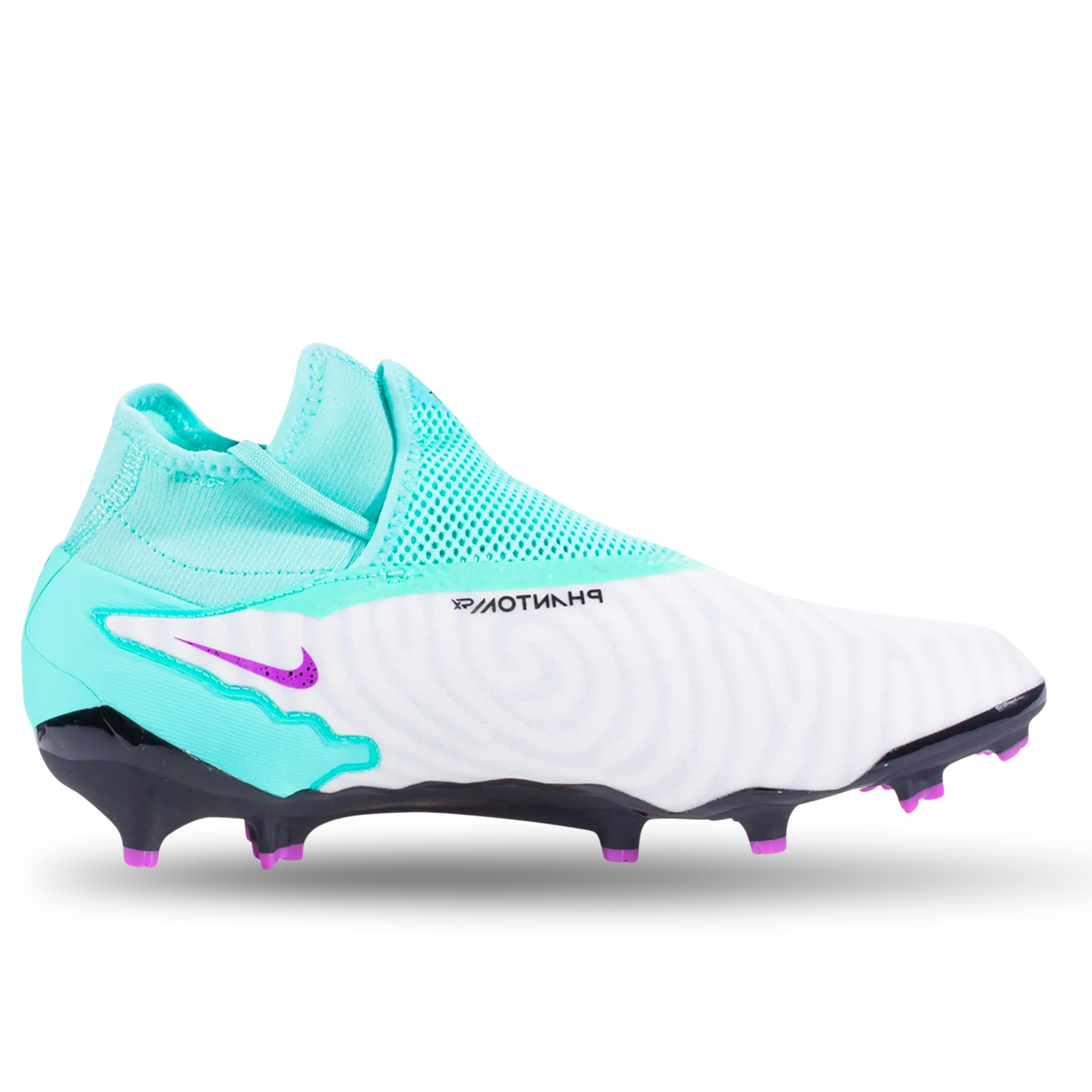 Nike Phantom GX Pro DF Firm Ground Soccer Cleats (Hyer Turquoise/Fuchsia Dream)