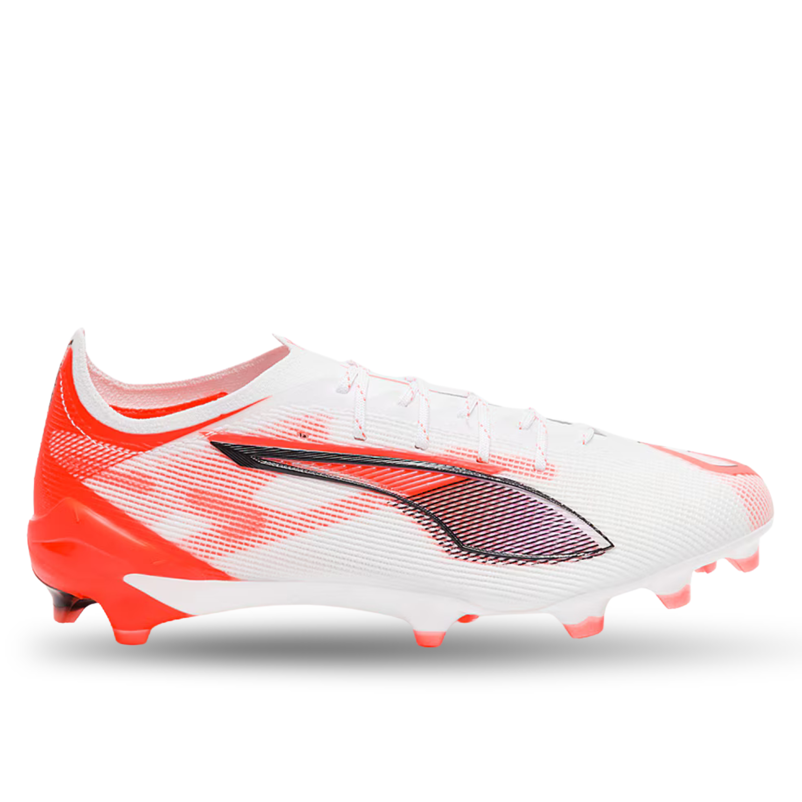 Puma Ultra 5 Ultimate FG Soccer Cleats (Puma White/Puma Black/Red)