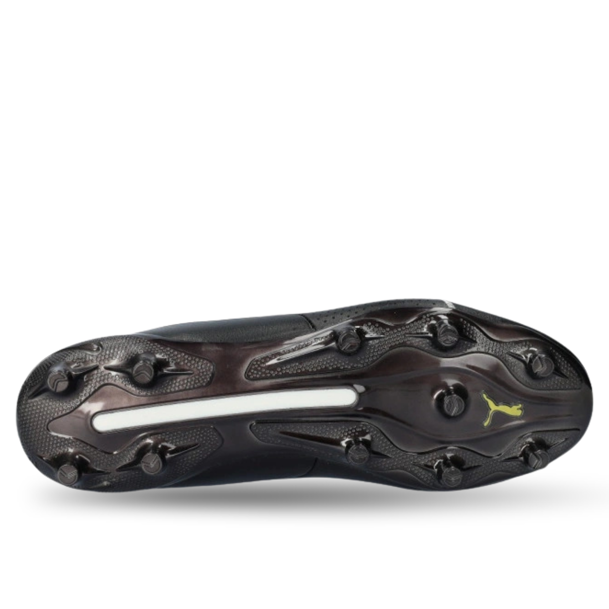 PUMA King Platinum FG/AG Soccer Cleats (Puma Black/Gold)
