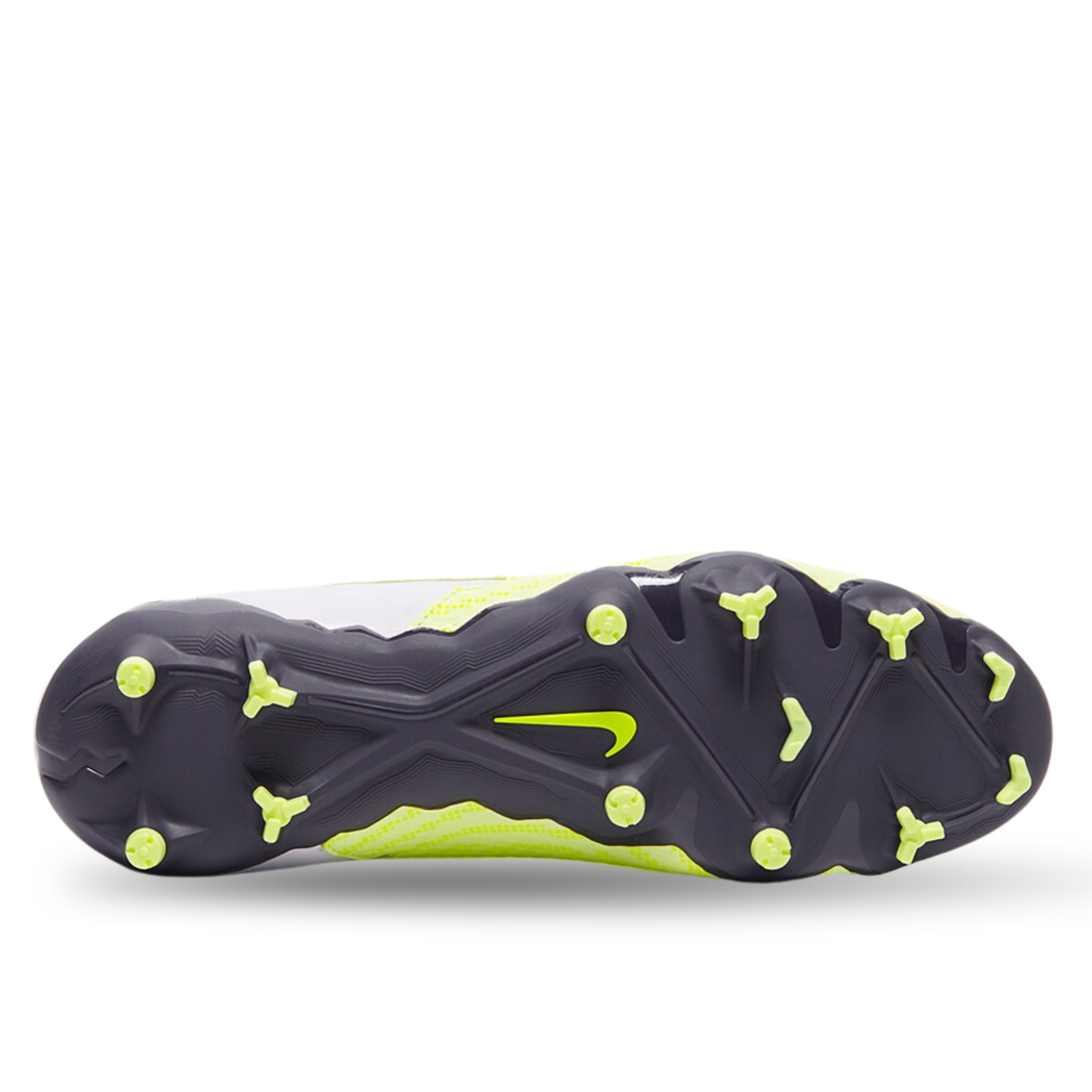 Nike Phantom GX Academy DF FG/MG Soccer Cleats (Barely Volt/Gridiron-Barely Grape)