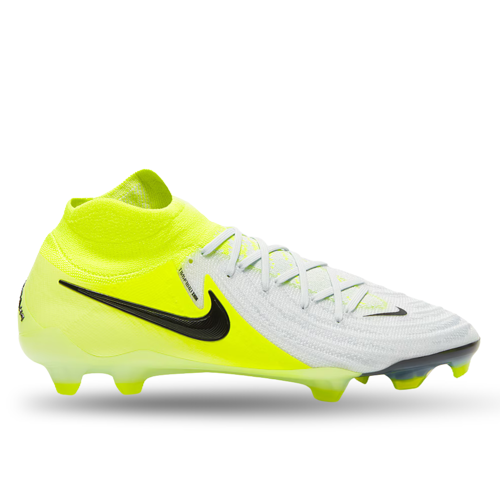Nike Phantom Luna II Elite FG Soccer Cleats (Metallic Slver/Black-Volt)