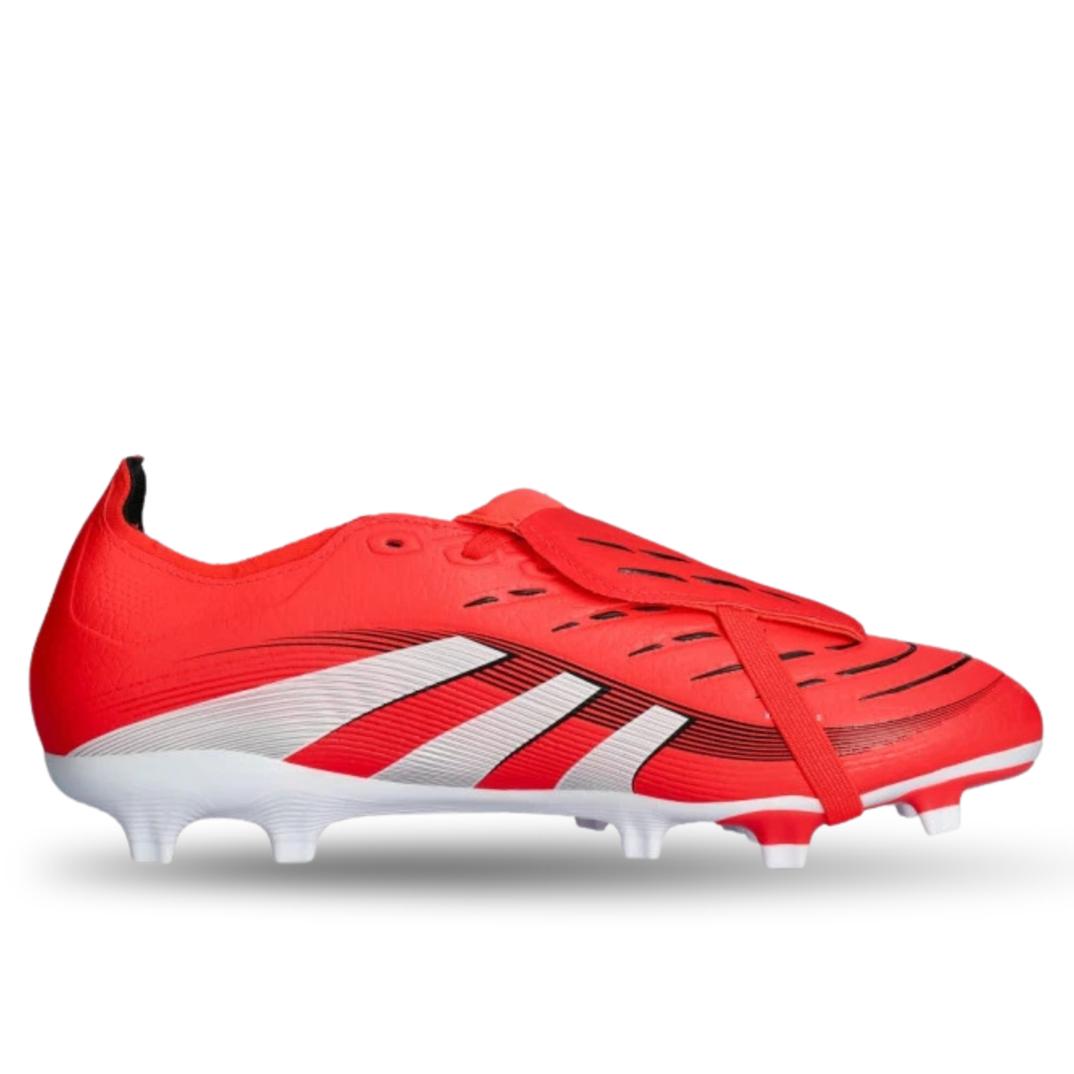 adidas Predator League FT FG Soccer Cleats (Lucid Red/White/Black)