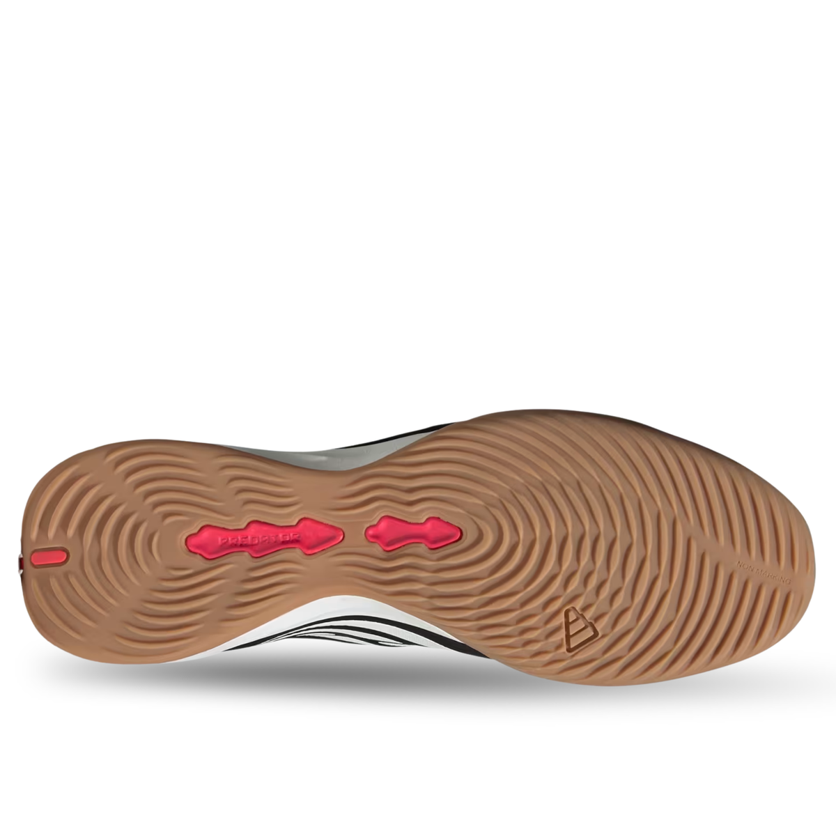 adidas Predator League FT Indoor Soccer Shoes (Black/White/Lucid Red)