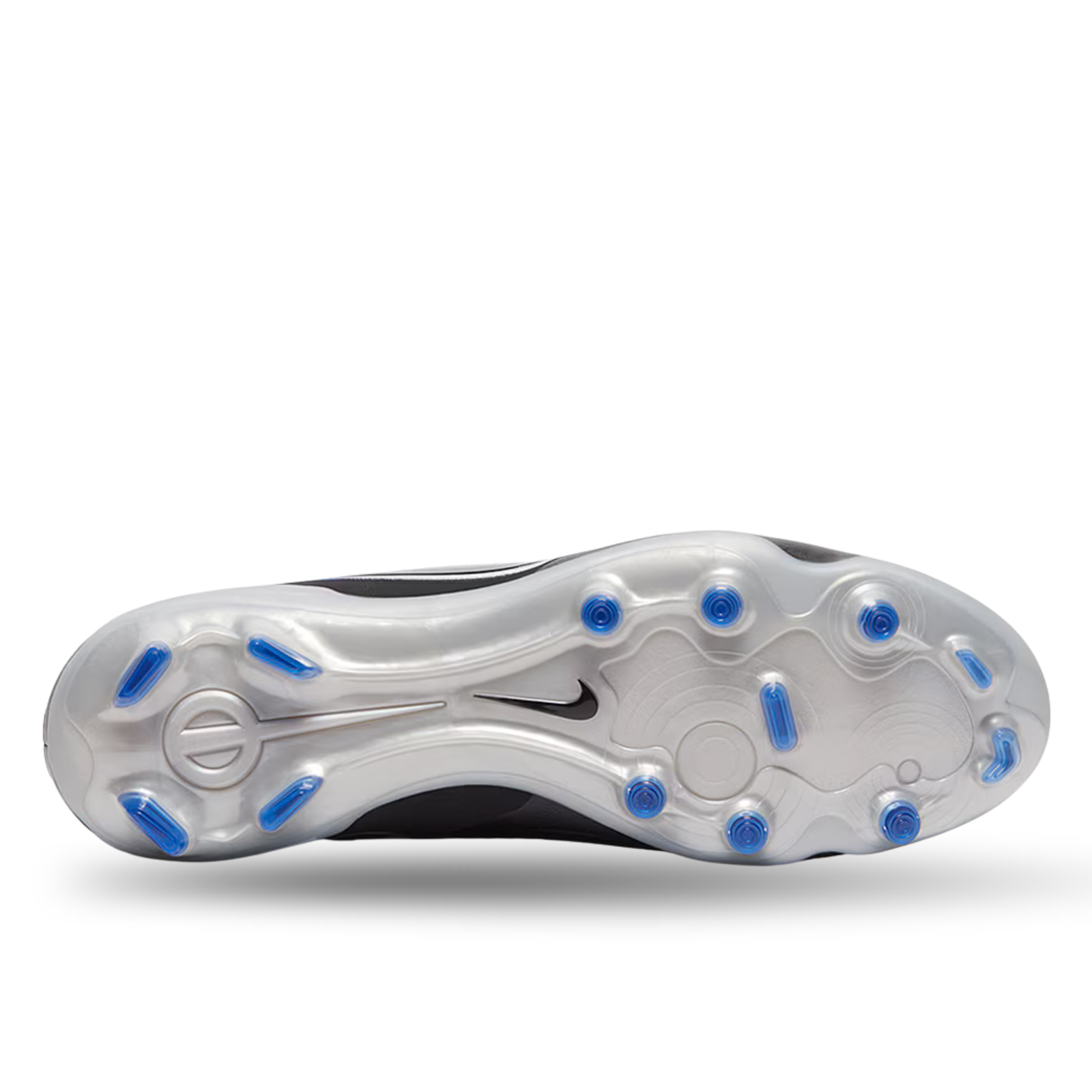 Nike Legend 10 Pro Firm Ground Soccer Cleats (Black/Chrome-Hyper Royal)