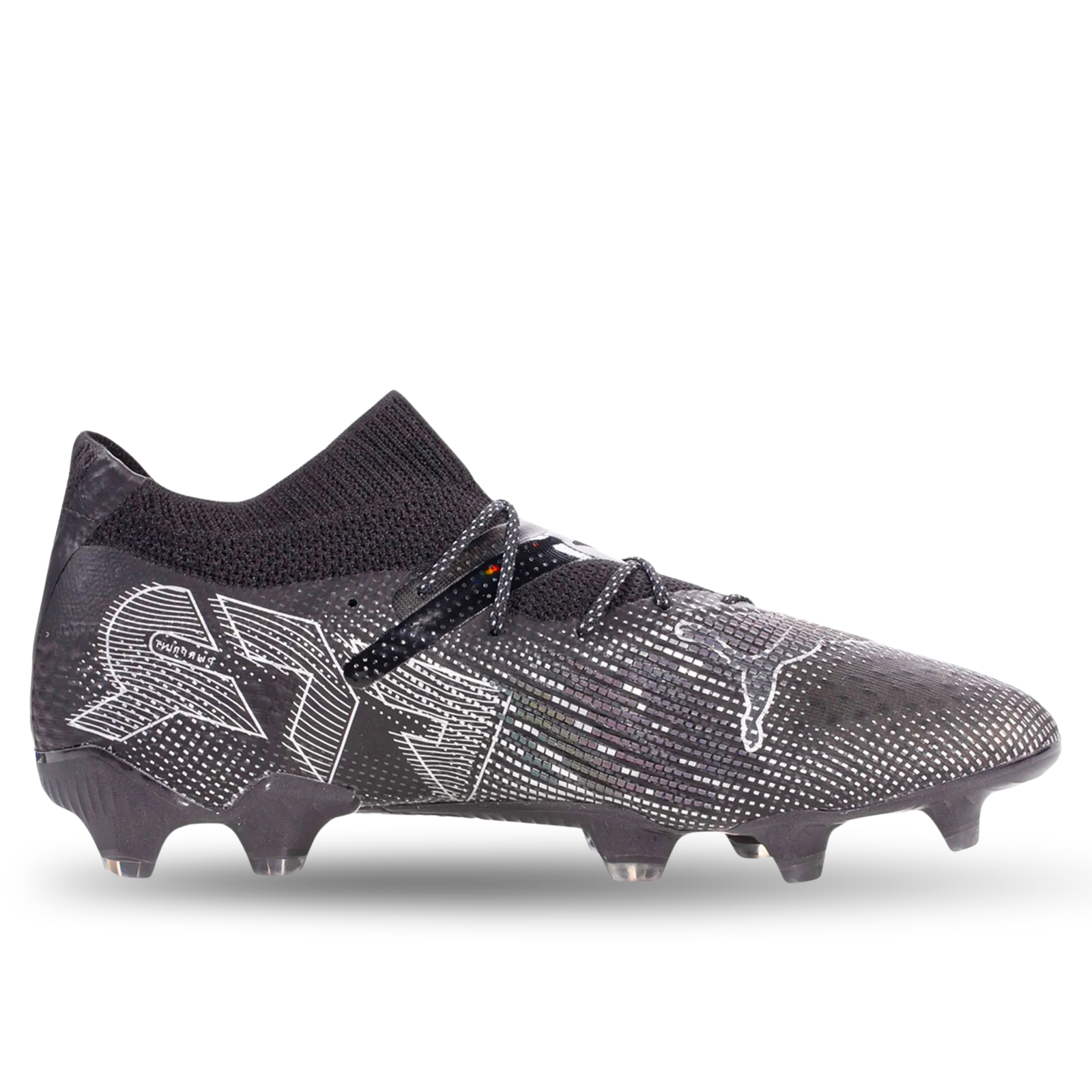 Puma Future 7 Ultimate FG/AG Soccer Cleats (Puma Black/Puma Silver)