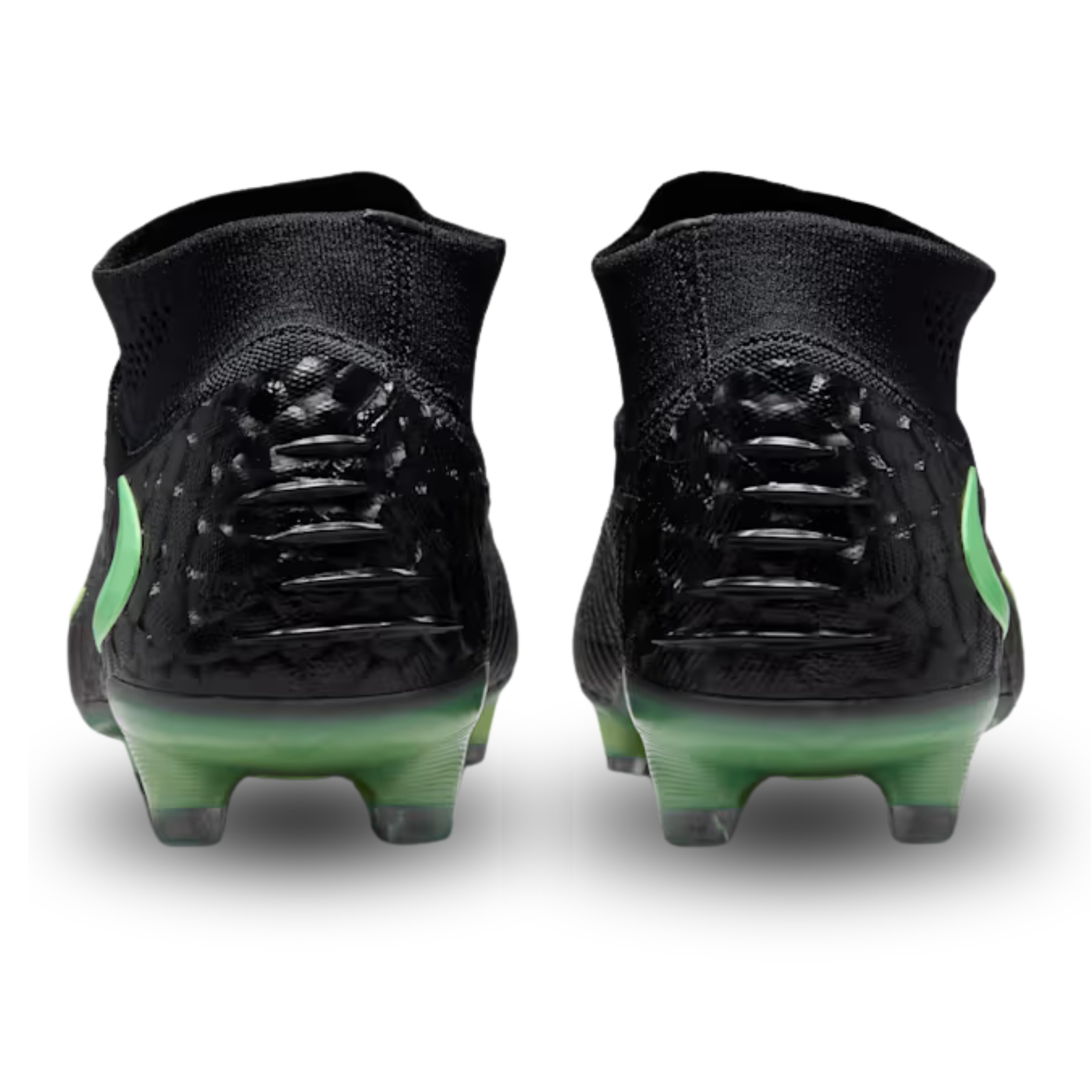 Nike Phantom 6 High Elite FG Soccer Cleats (Black/Illusion Green)