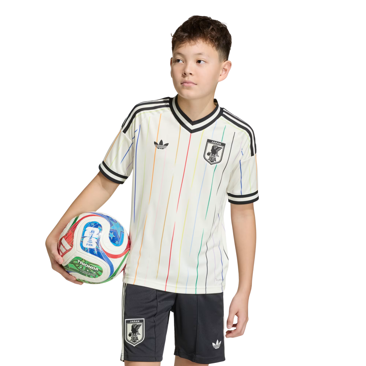 adidas Japan Youth Away Soccer Jersey 26/27 (White/Multi)