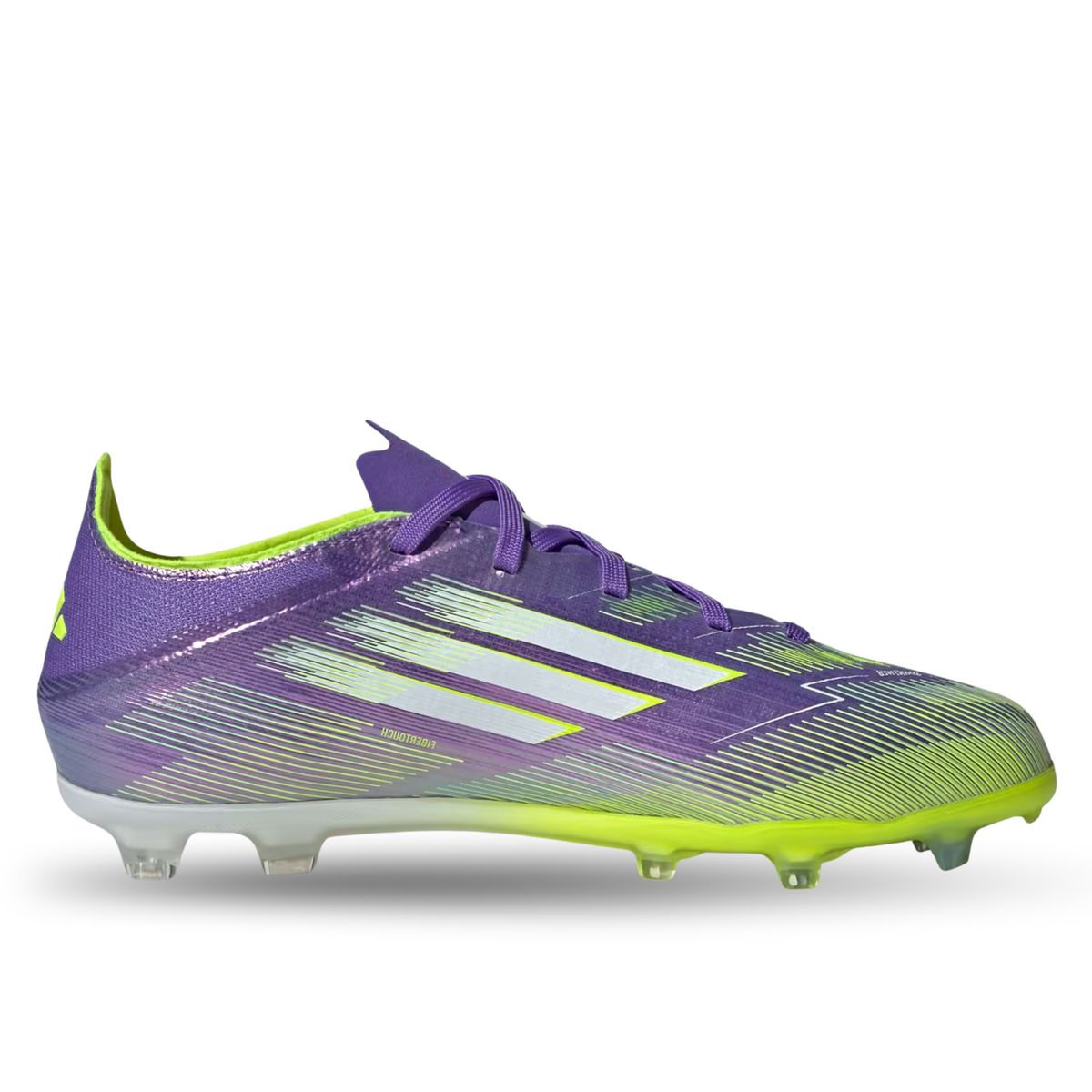 adidas Jr. F50 Elite FG Soccer Cleats (Purple Rush/Lucid Lemon)