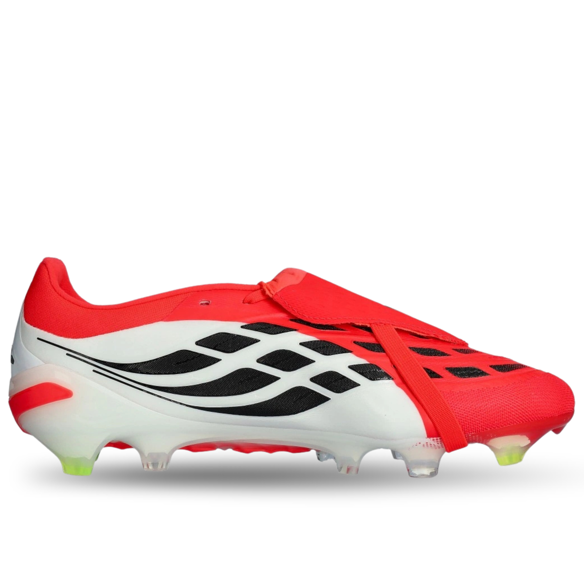 adidas Predator Pro FT Firm Ground Soccer Cleats (Lucid Red/Black/White)