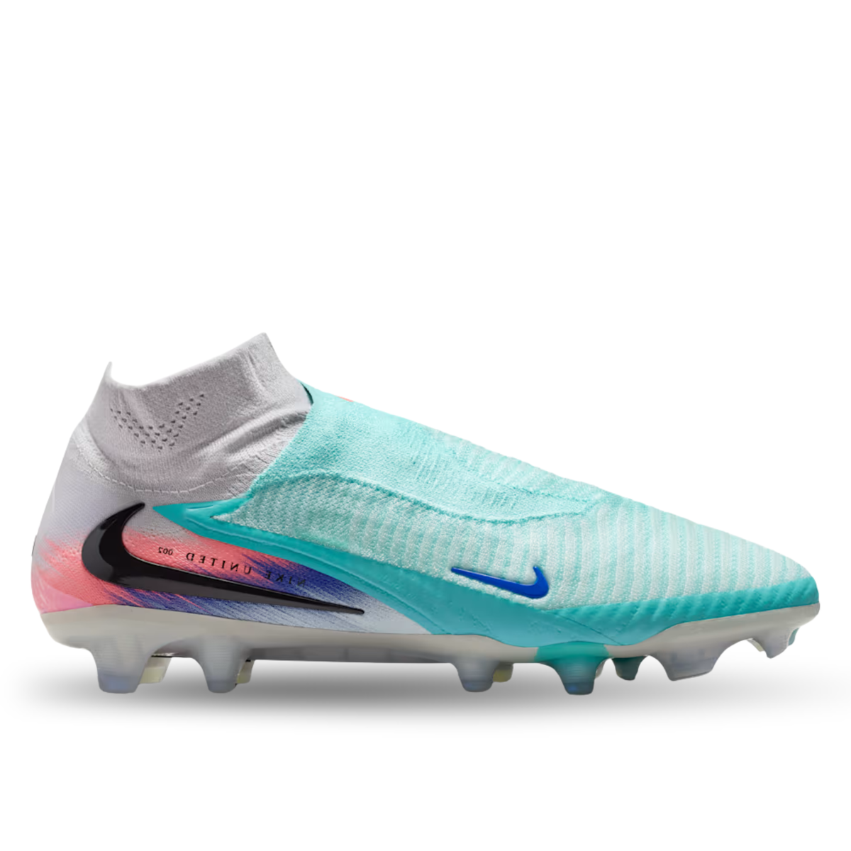 Nike Phantom 6 High Elite NU2 Firm Ground Soccer Cleats (Pistachio Frost/Hyper Orange)