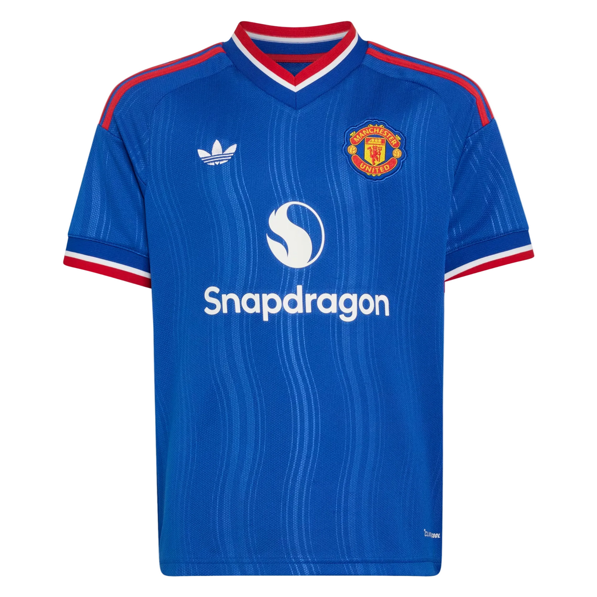 adidas Youth Manchester United Away Jersey 26/27 (Blue)