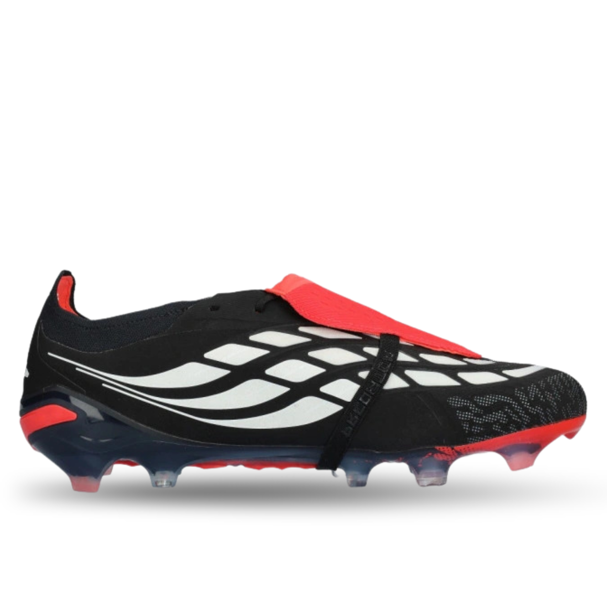 adidas Predator Elite FT Firm Ground Soccer Cleats (Black/White/Lucid Red)