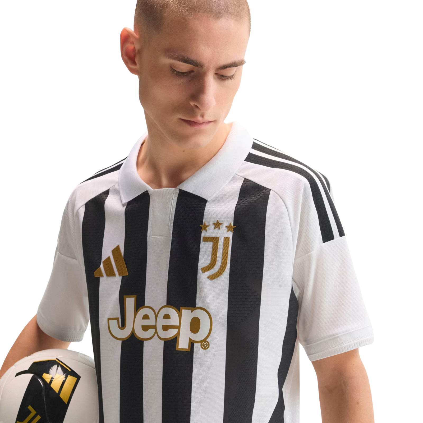 adidas Juventus Authentic Home Jersey 26/27 (Black/White)