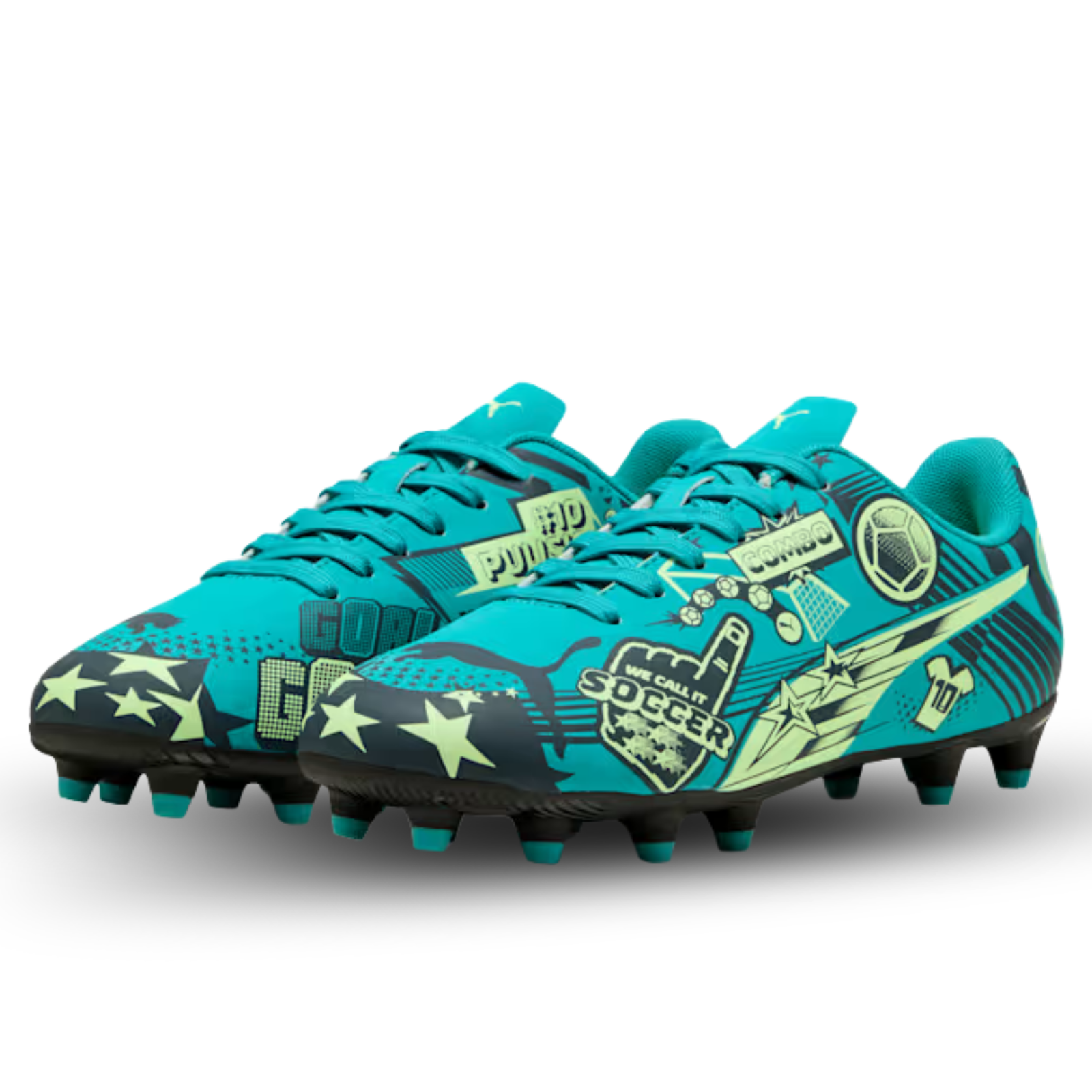 PUMA Jr. Ultra CP Legacy FG/AG Soccer Cleats (Deep Aqua/Marine Blue)