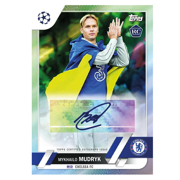 2022-23 Topps Chrome UEFA Mykhailo Mudryk Chelsea RC /399 ミハイロ 