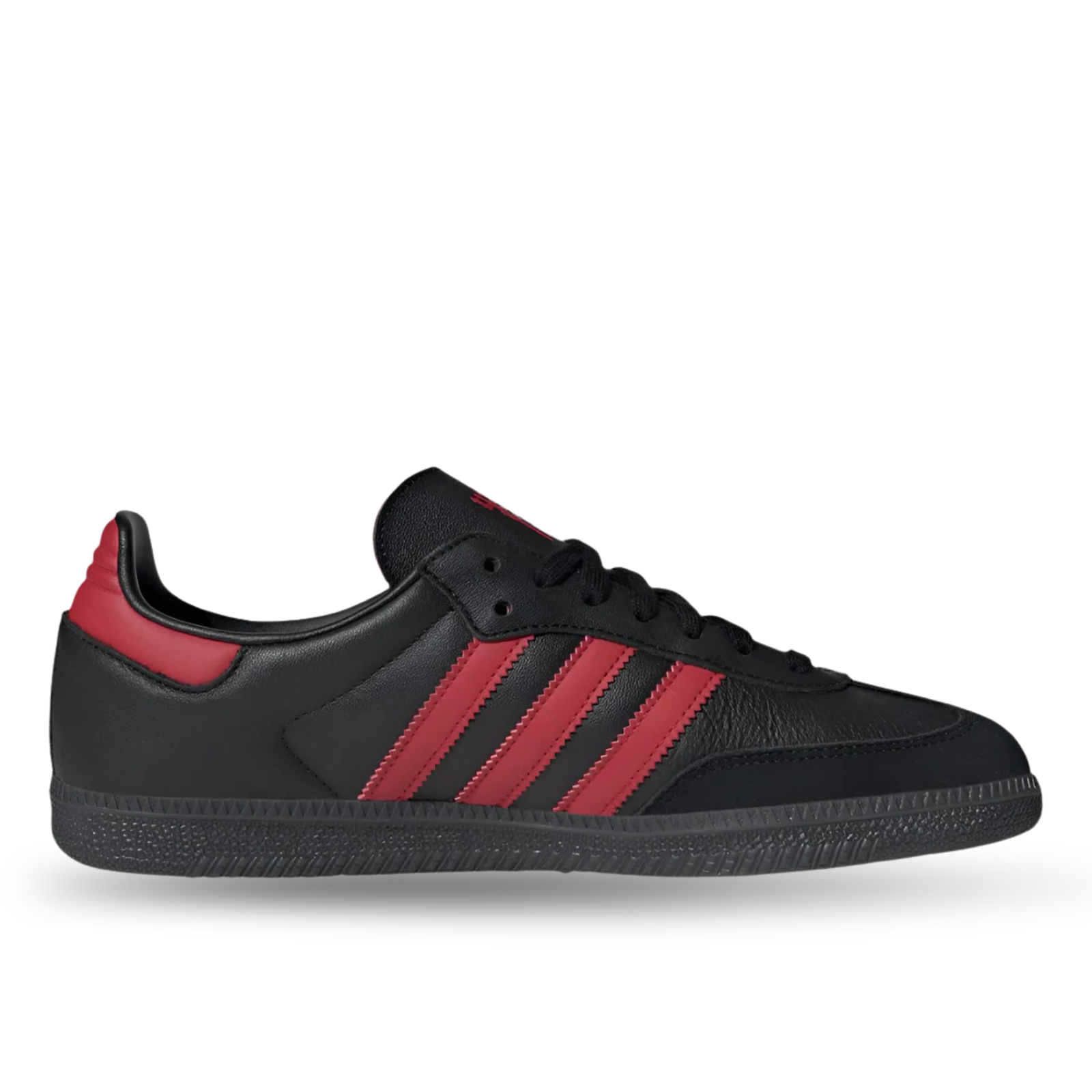 adidas Manchester United Samba Indoor Soccer Shoes (Black/Red)