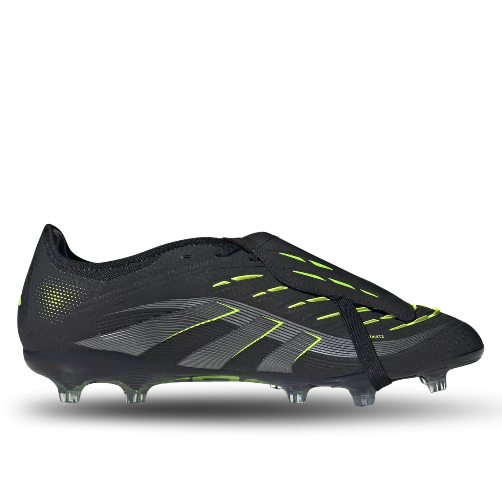 adidas Predator Pro FT Firm Ground Soccer Cleats (Black/Lucid Lemon)