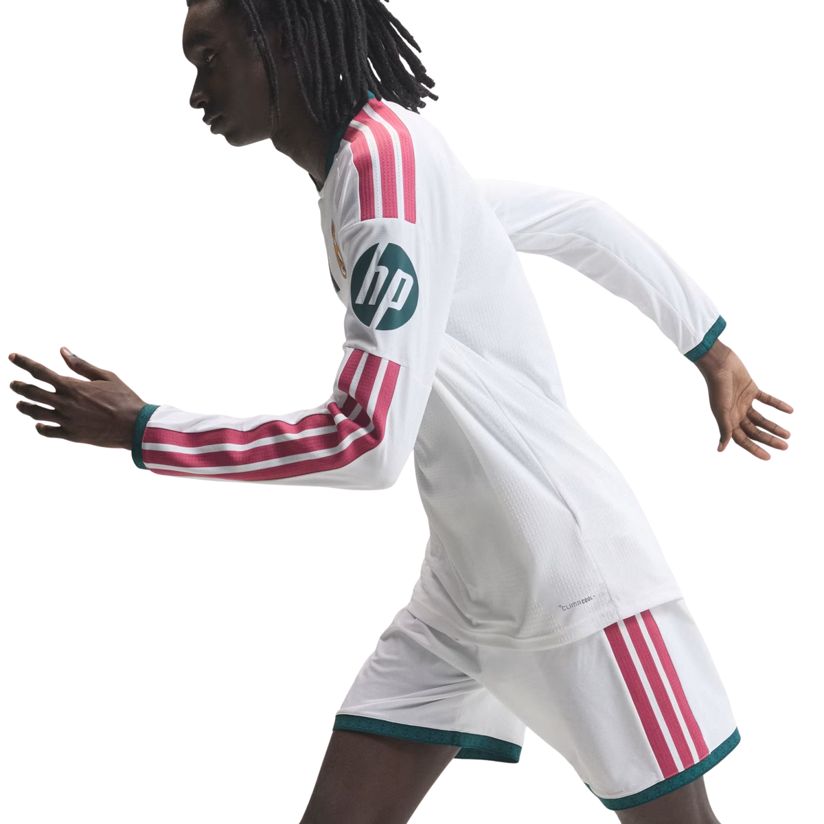 adidas Real Madrid Long Sleeve Authentic Home Jersey 26/27 (White)