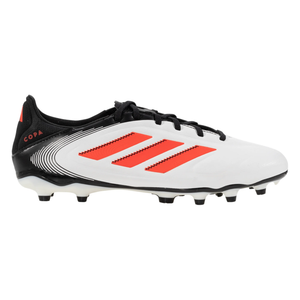 adidas Copa Pure III League FG/MG Soccer Cleats (White/Lucid Red/Black)