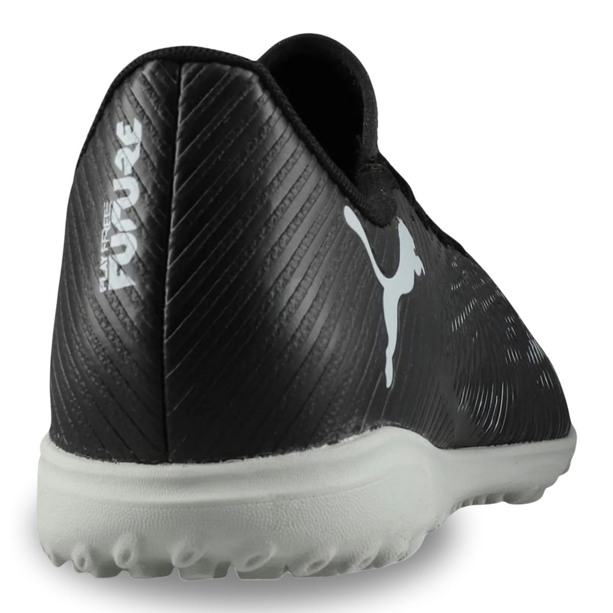 Puma Future 8 Play Turf Soccer Shoes (Black/Cool Grey/Fluo Green)