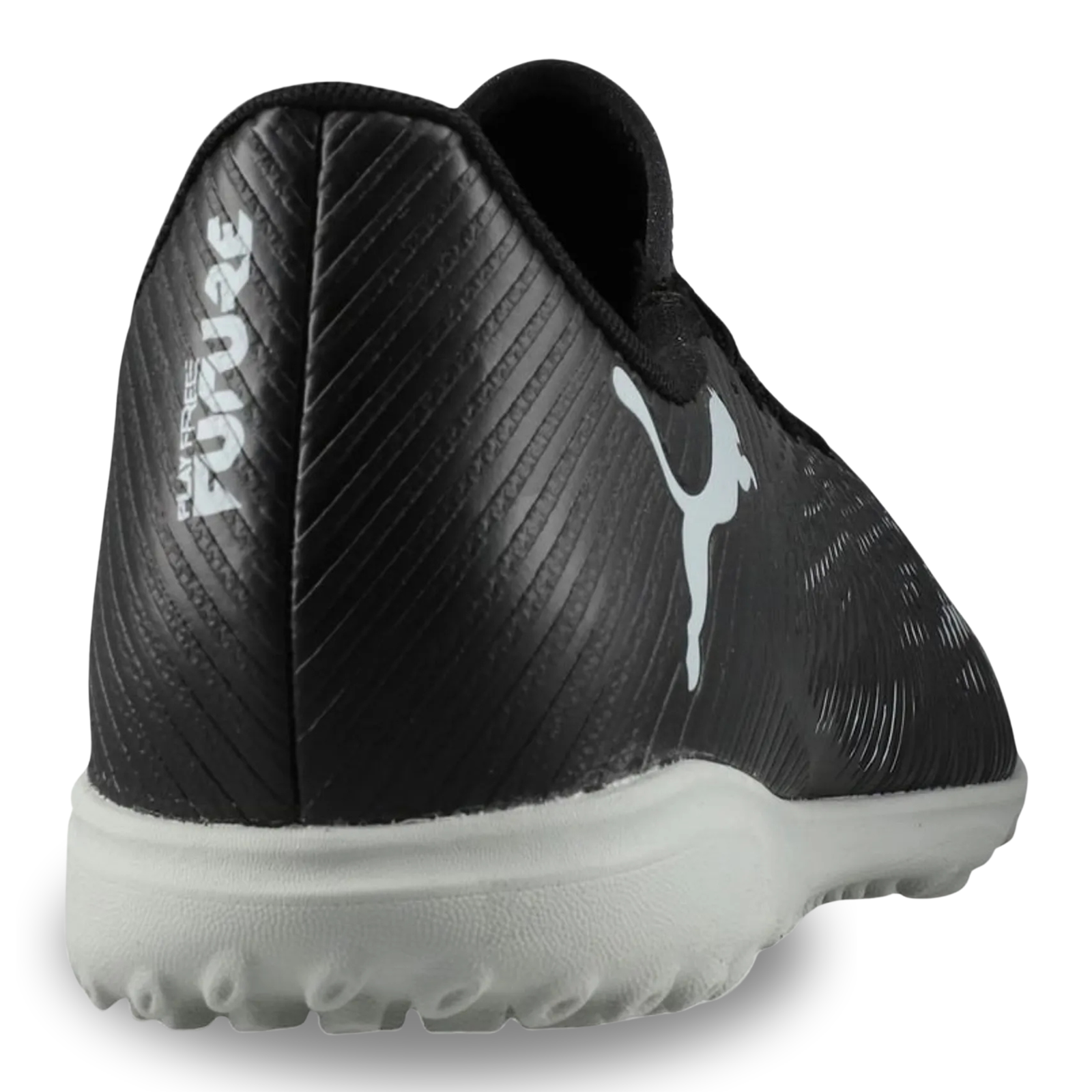 Puma Future 8 Play Turf Soccer Shoes (Black/Cool Grey/Fluo Green)