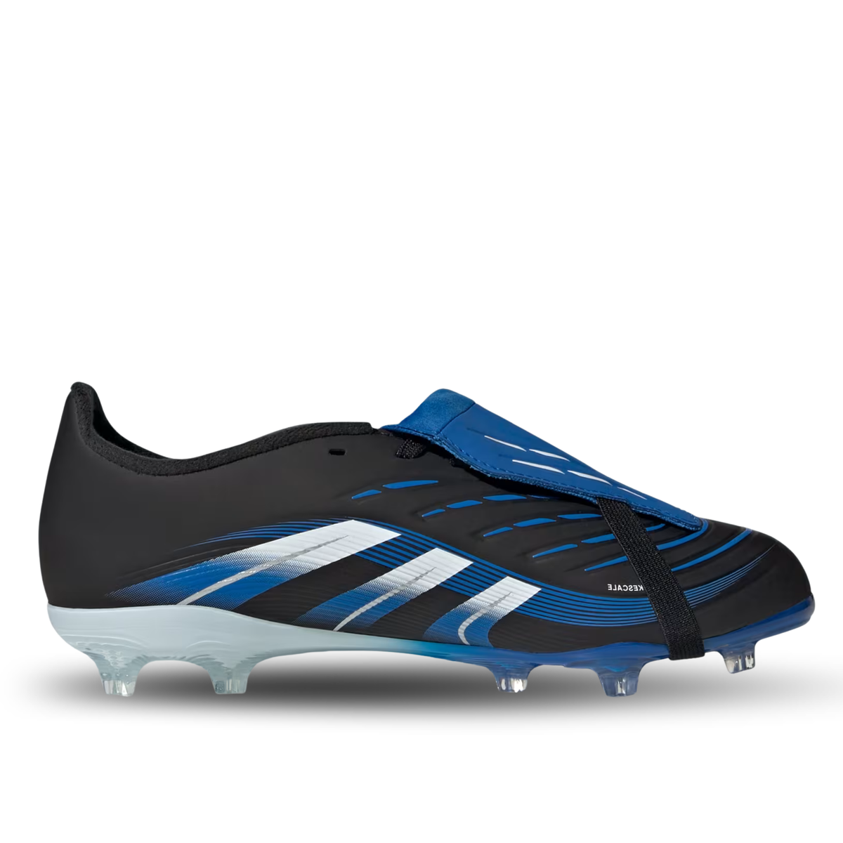 adidas Youth Predator League Jude Bellingham Edition Fold-Over Tongue FG/MG Soccer Cleats (Black/White/Blue)