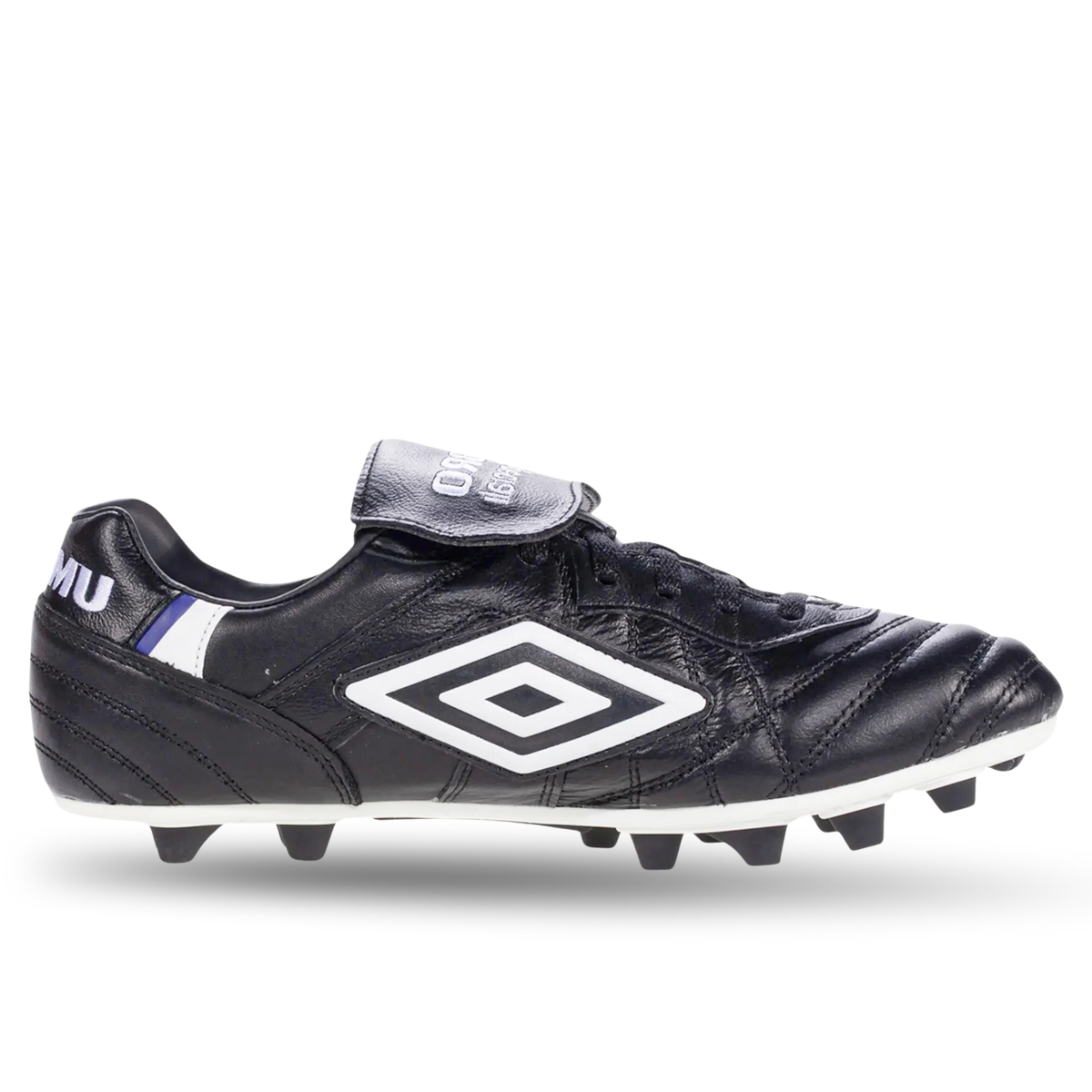 Umbro Speciali Pro 24 Firm Ground Soccer Cleats (Black/White/Royal)
