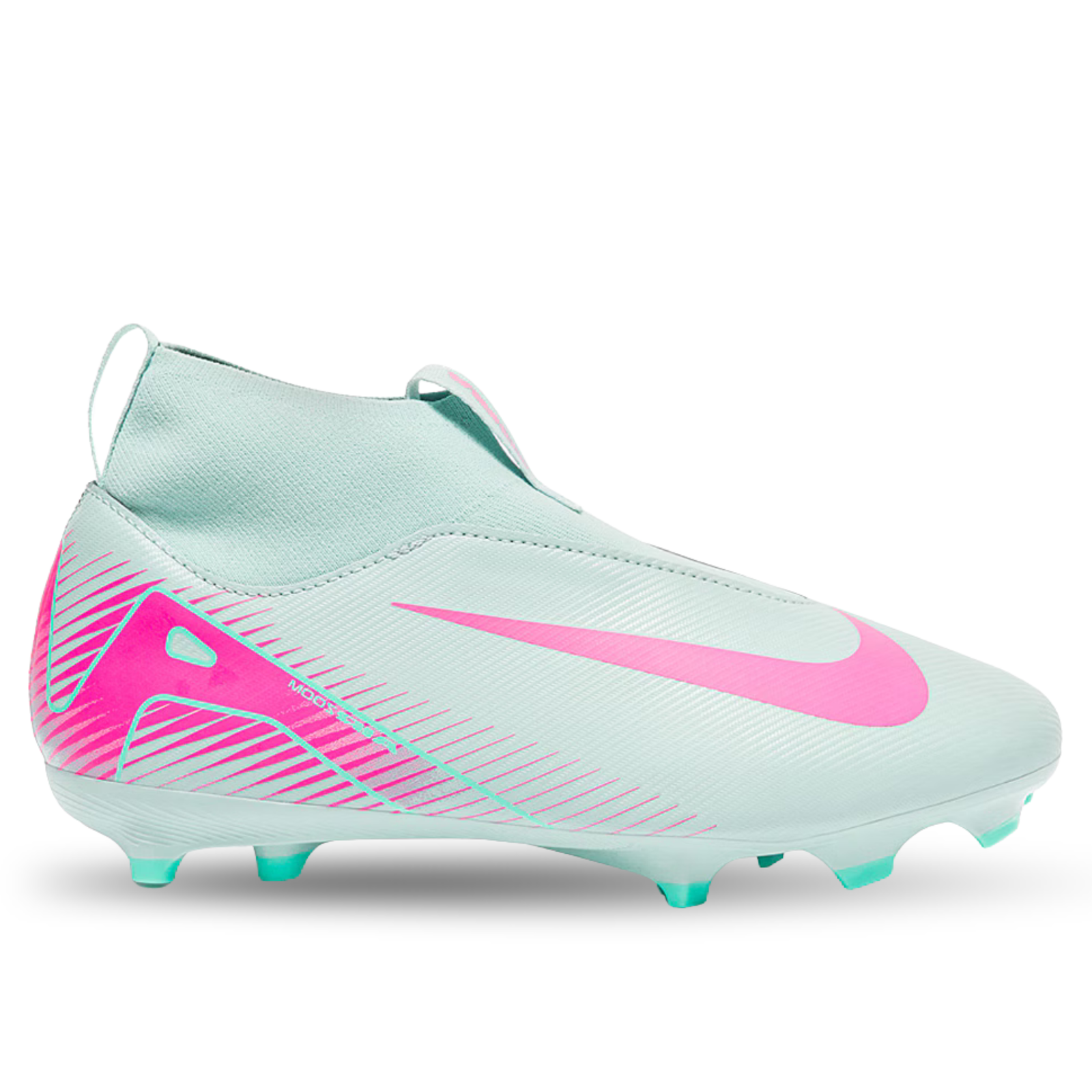 Nike Jr Zoom Superfly 10 Academy FG/MG Soccer Cleats (Ocean Cube/Pink Blast)