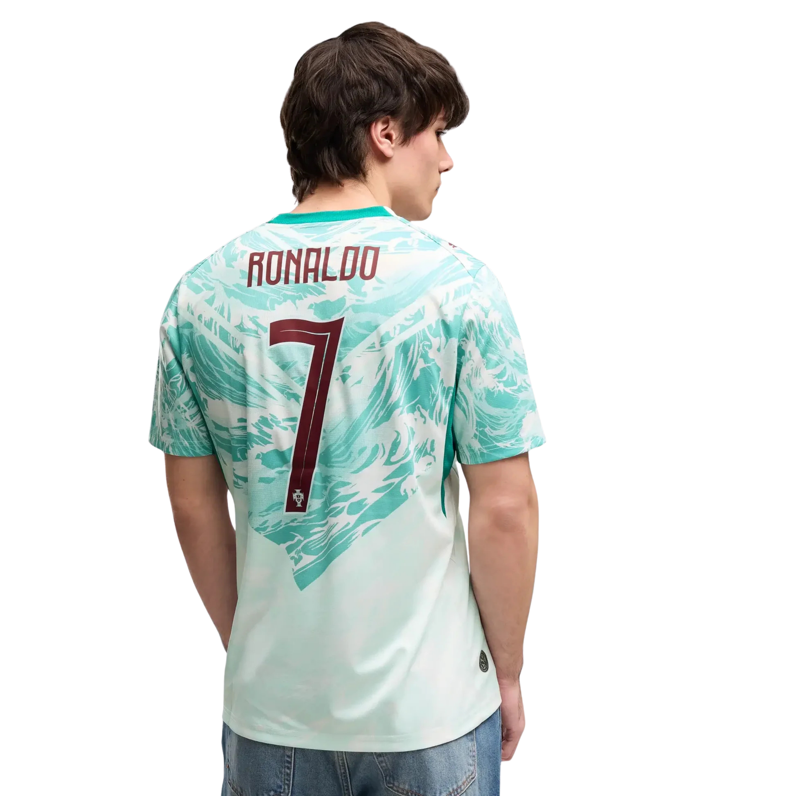 Puma Portugal Cristiano Ronaldo Away Jersey 2026 (Green Lagoon/White)*