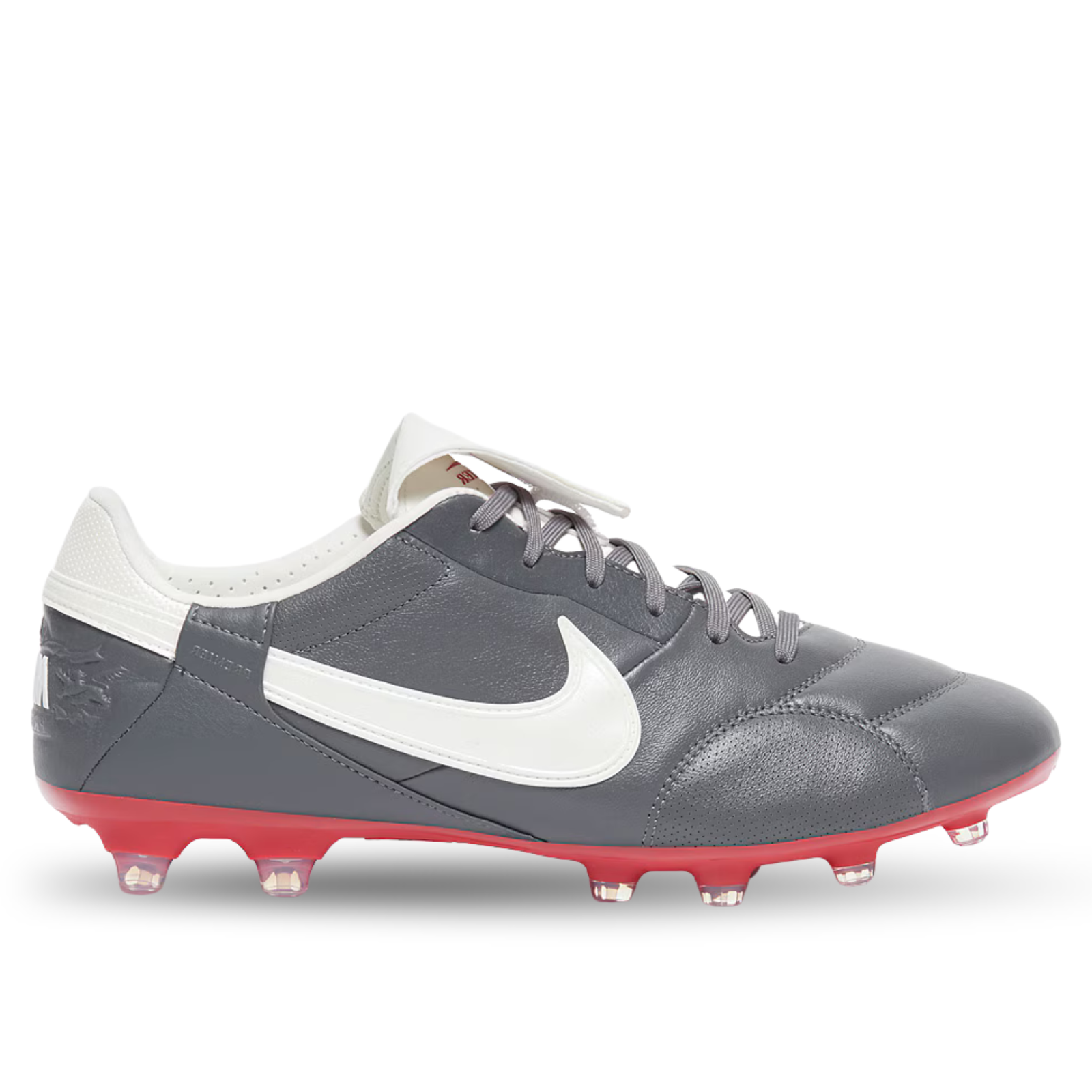 Nike Premier III Firm Ground Soccer Cleats (Light Graphite/White/Red)