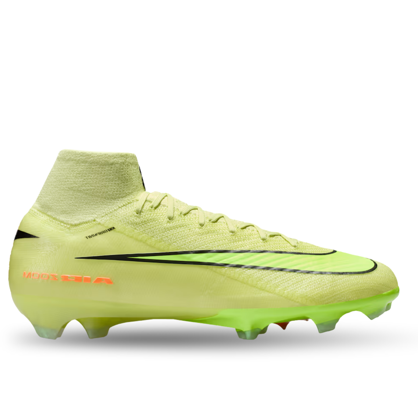 Nike Zoom Superfly 10 Elite FG Soccer Cleats (Limelight/Volt-Hyper Crimson)
