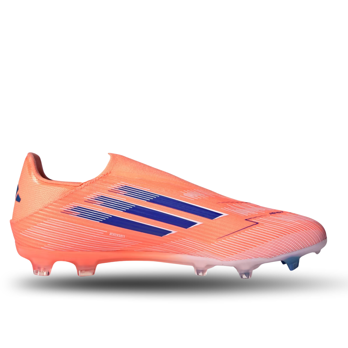 adidas F50 League Laceless FG/MG Soccer Cleats (Orange/Lucid Blue/White)
