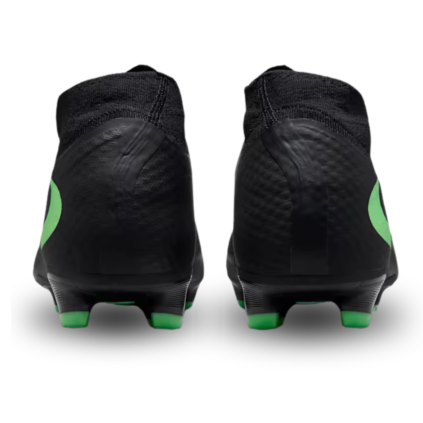 Nike Phantom 6 High Academy FG/MG Soccer Cleats (Black/Illusion Green)