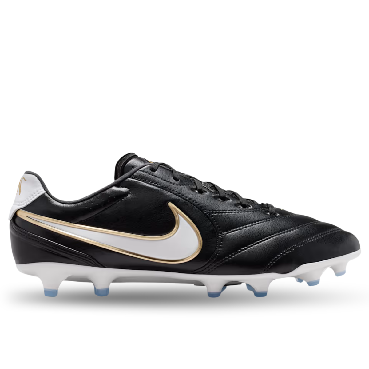 Nike Tiempo Ligera Pro Firm Ground Soccer Cleats (Black/White)