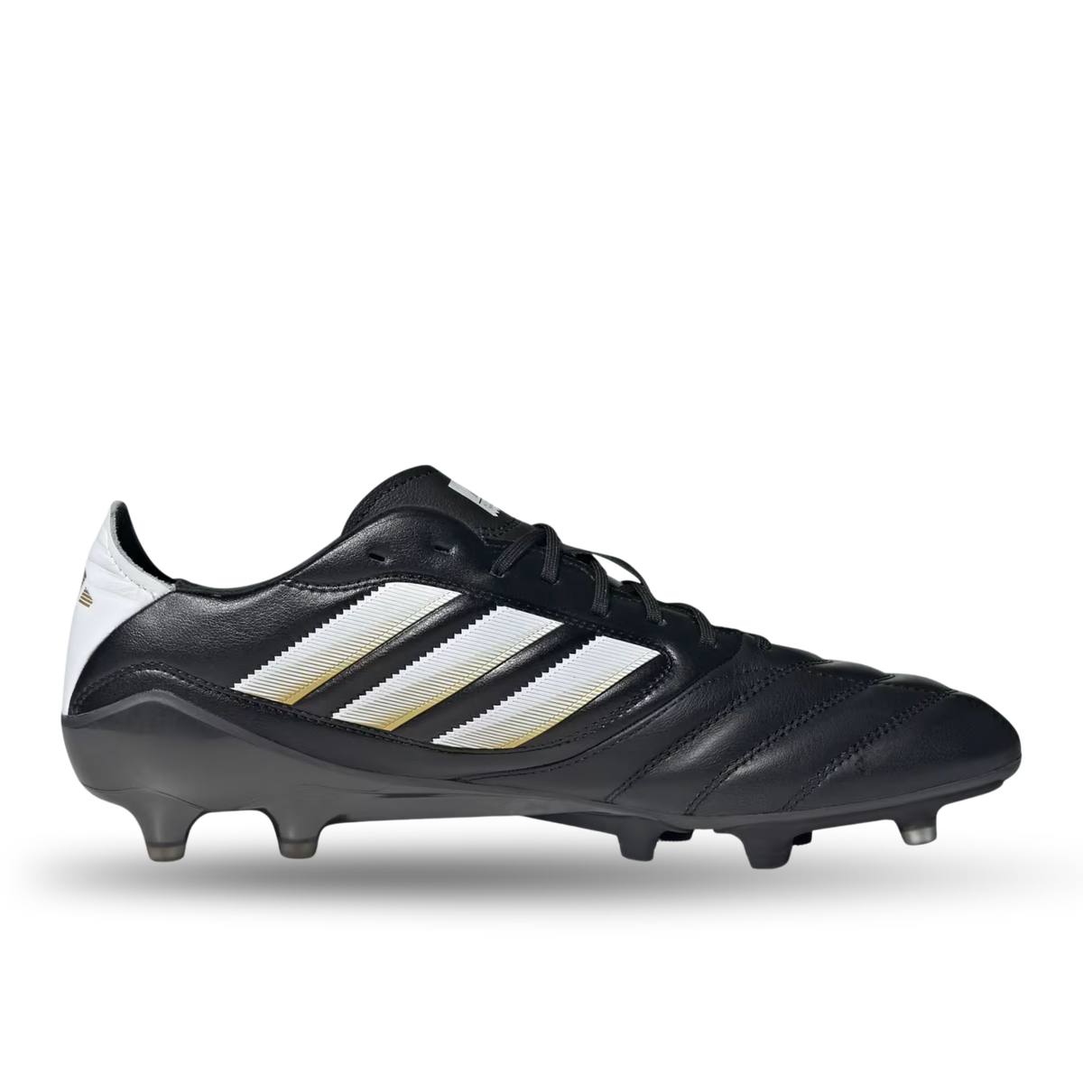adidas Copa Icon II FG/AG Soccer Cleats (Black/White/Metallic Gold)