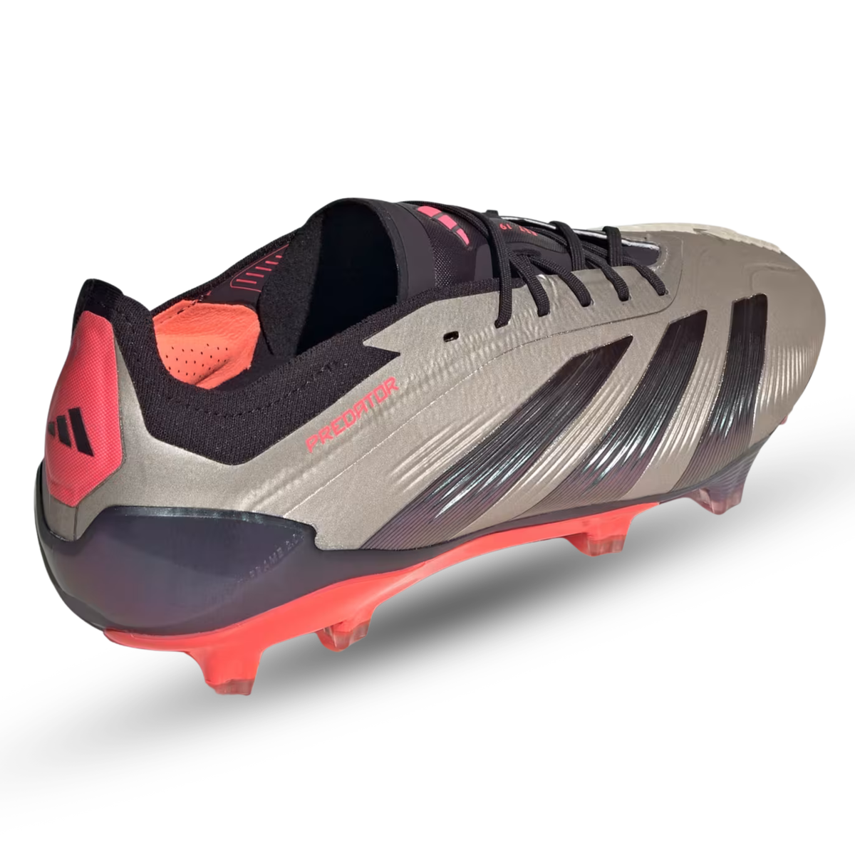 adidas Predator Elite FG Soccer Cleats (Platinum/Black/Carbon)
