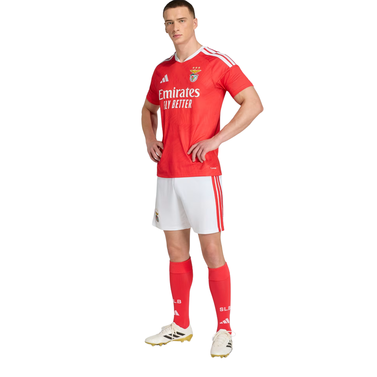 adidas Mens Benfica  Home Jersey 26/27 (Red)