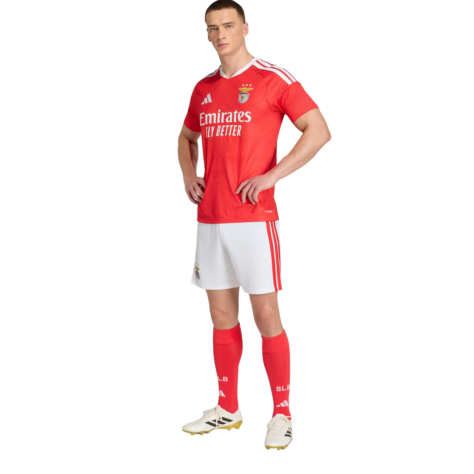 adidas Mens Benfica  Home Jersey 26/27 (Red)