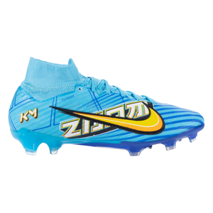 Nike Zoom Superfly 9 Elite KM FG Soccer Cleats (Baltic Blue)