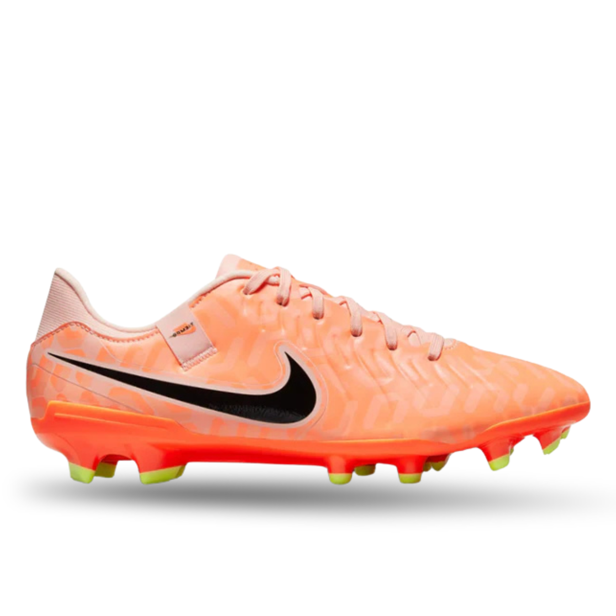 Nike Legend 10 Academy FG/MG Soccer Cleats (Guava Ice/Black)