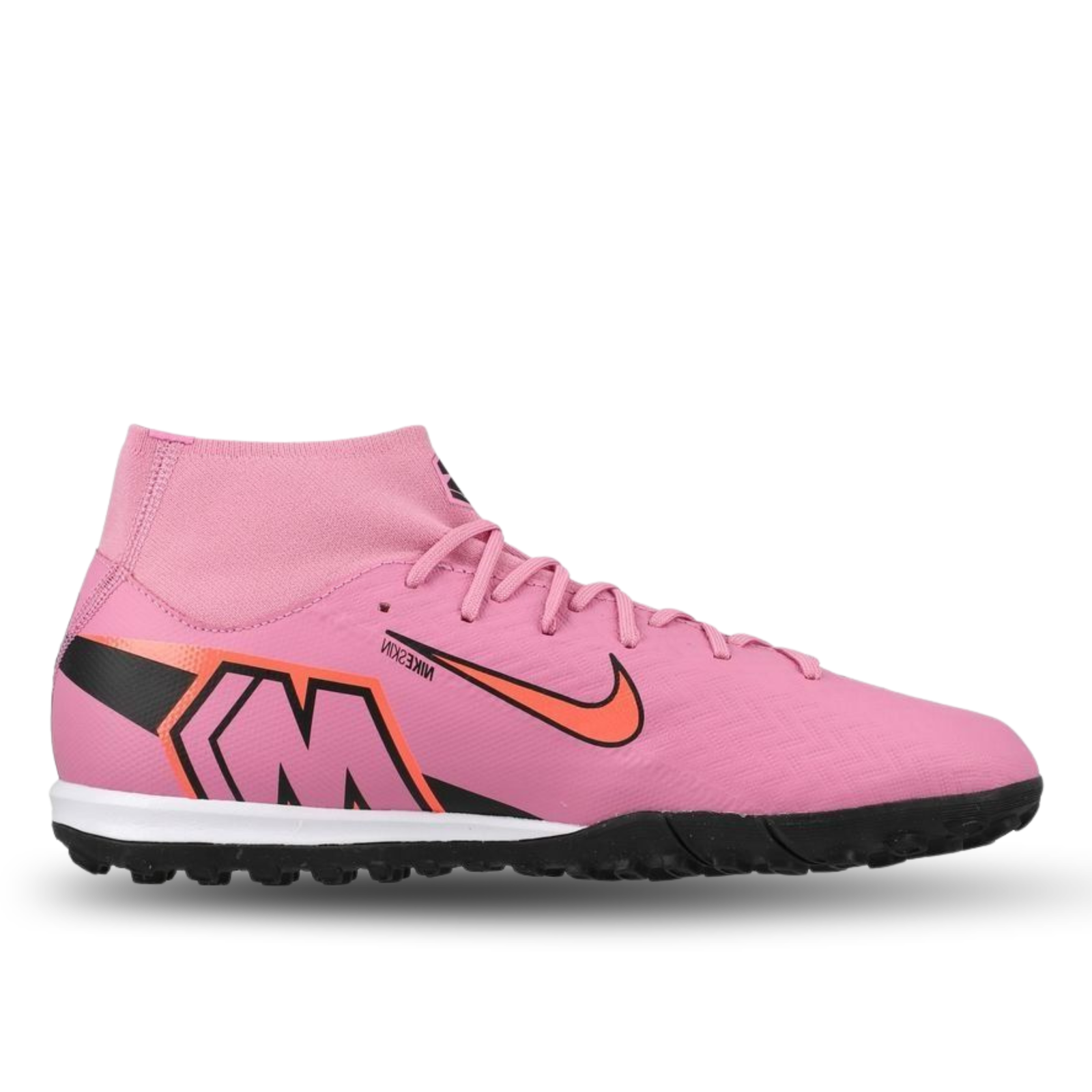 Nike Zoom Superfly 10 Academy Turf Soccer Shoes (Magic Flamingo/Black-Total Crimson)