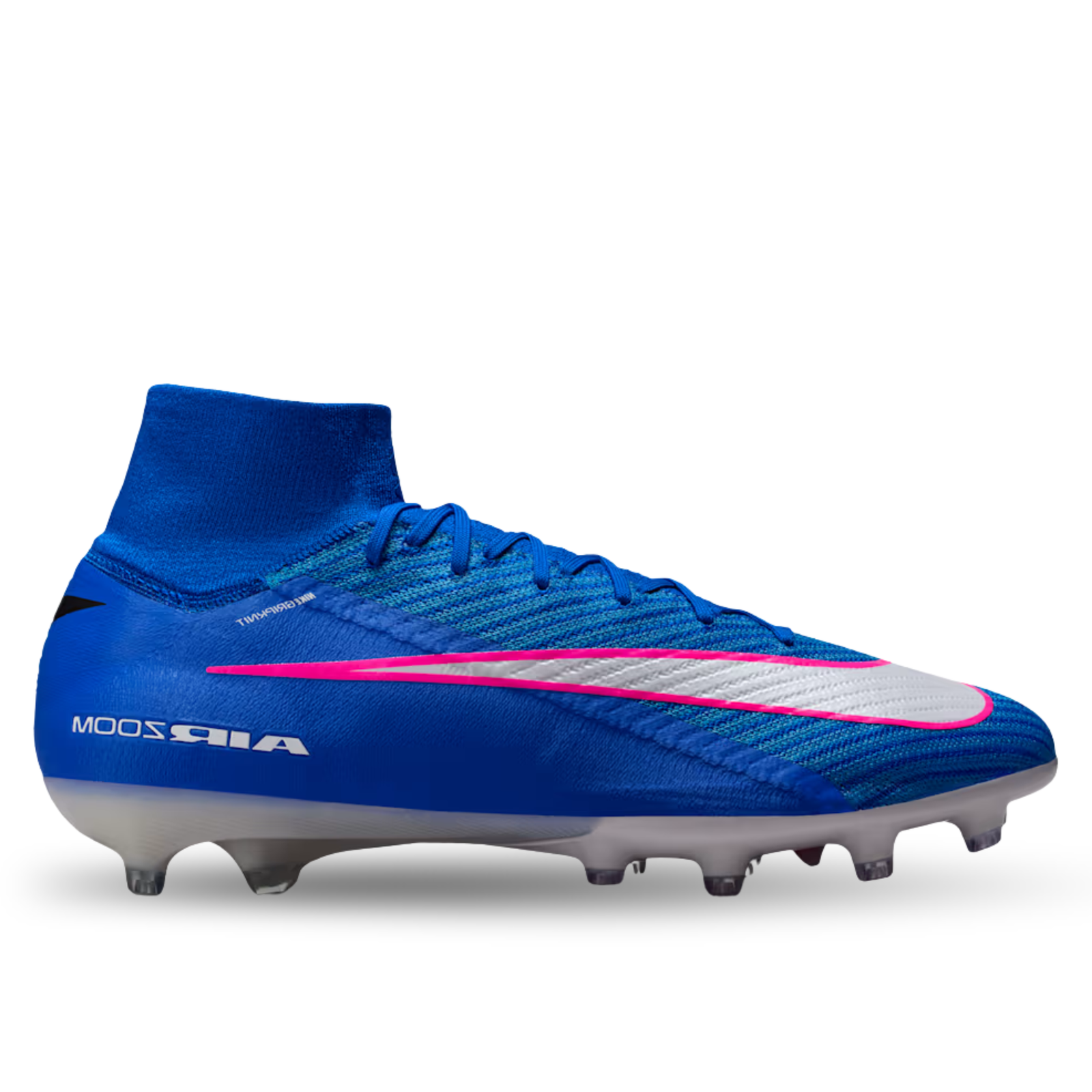 Nike Zoom Superfly 10 Elite AG-Pro Soccer Cleats (Racer Blue/White)