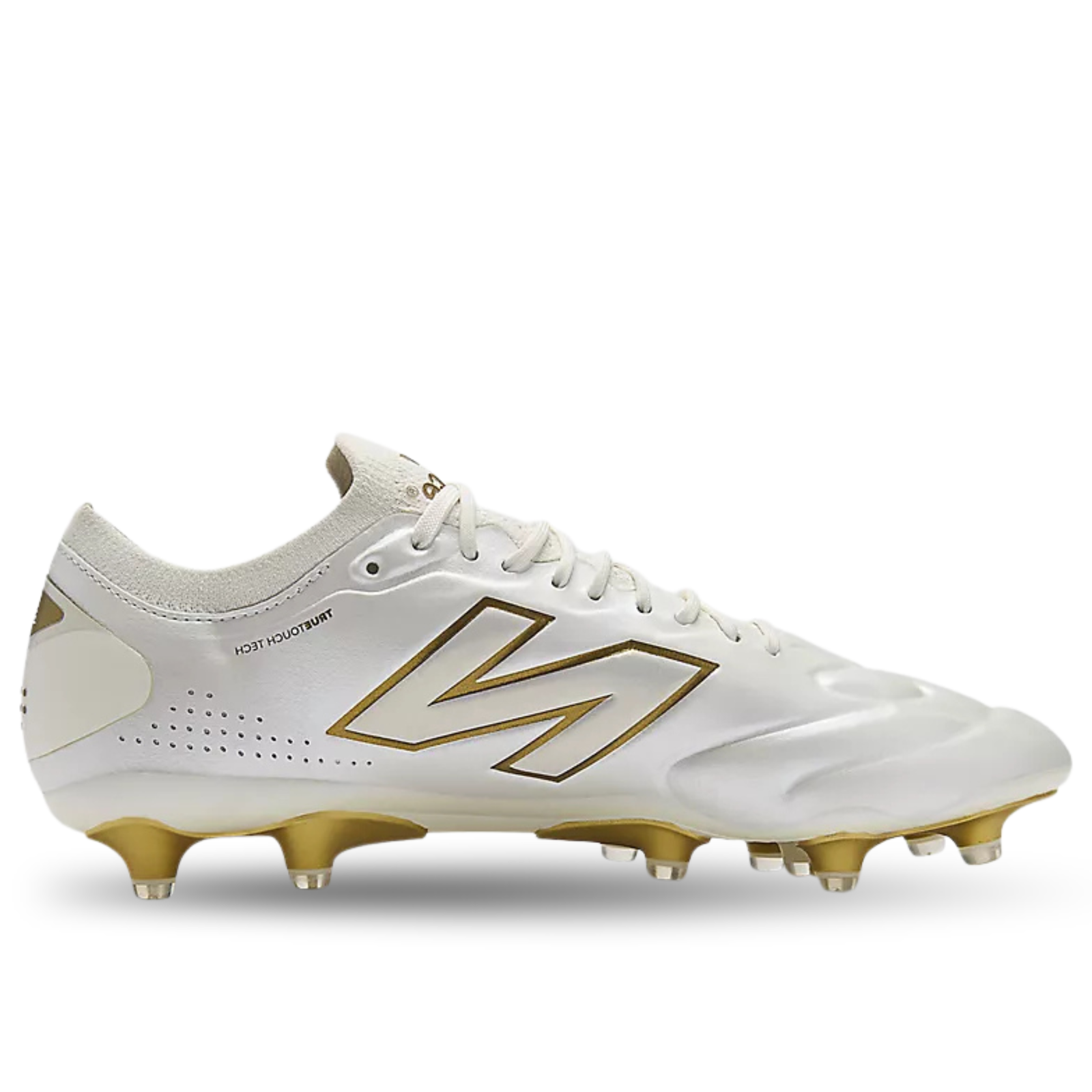 New Balance 442 Elite Knit FG V3 First Edition Soccer Cleats (White/Brown)