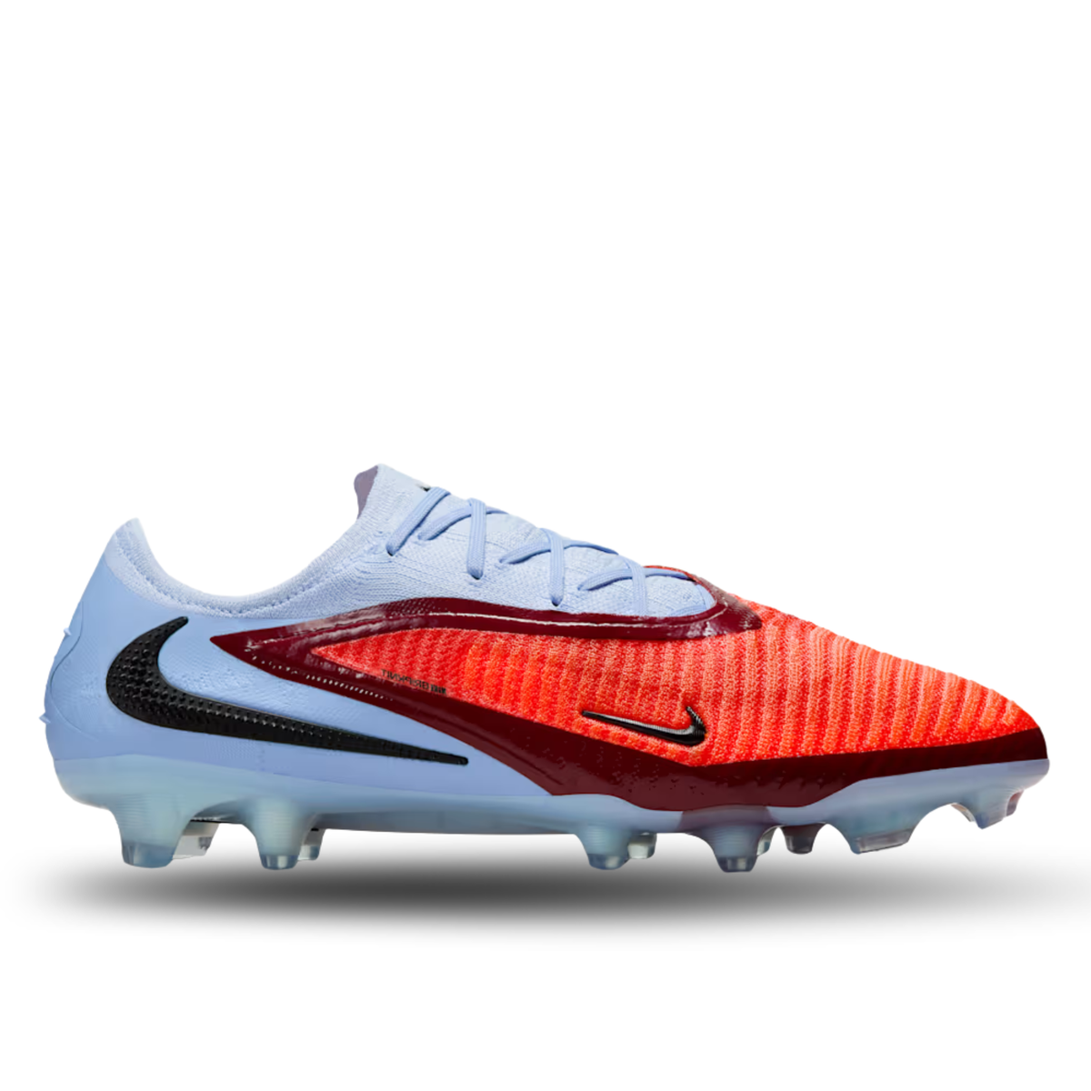 Nike Phantom GX 2 Low Elite Firm Ground Soccer Cleats (Royal Tint/Bright Crimson)